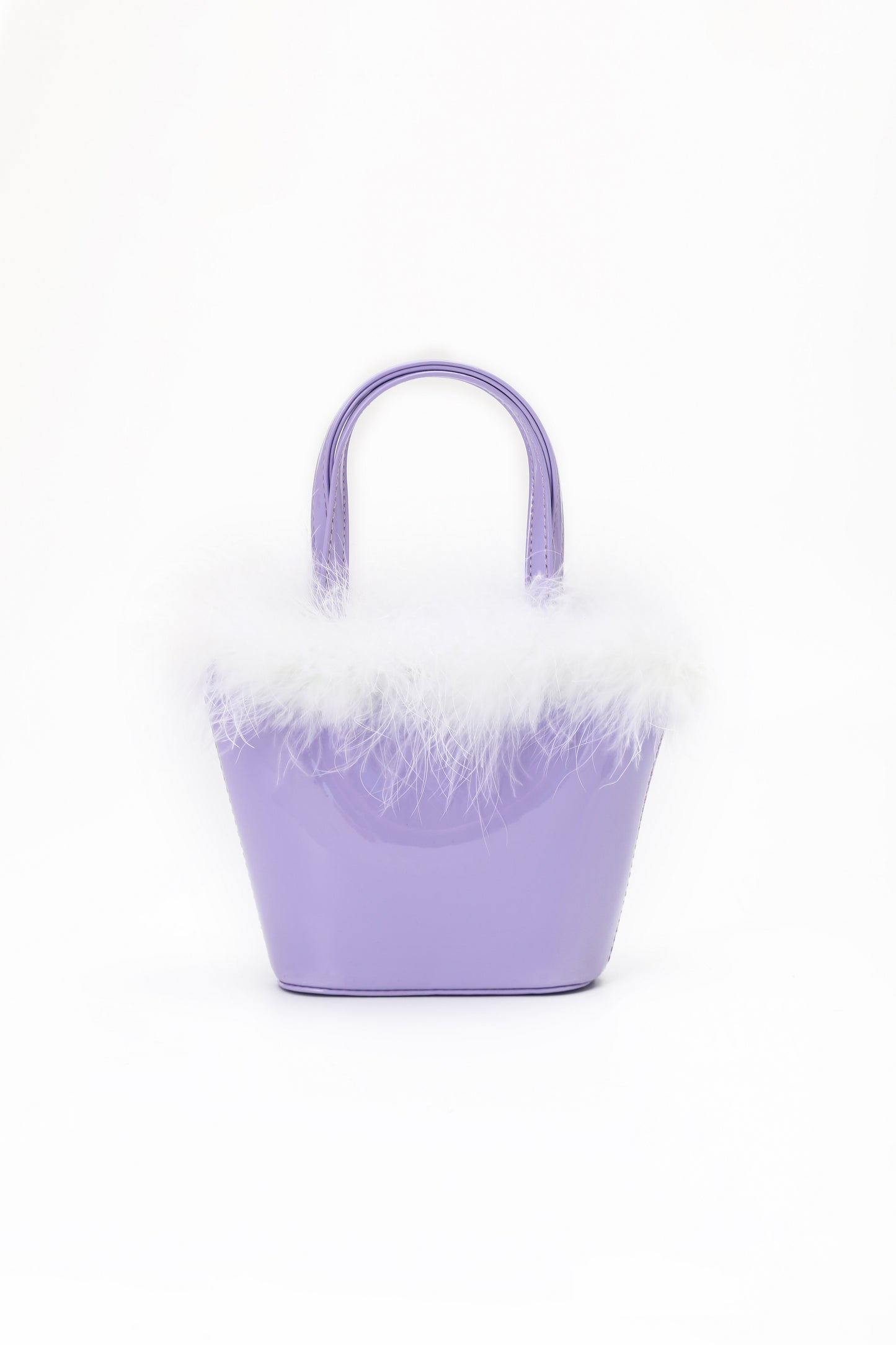Lavender Fur Cute Baby Girls Purse