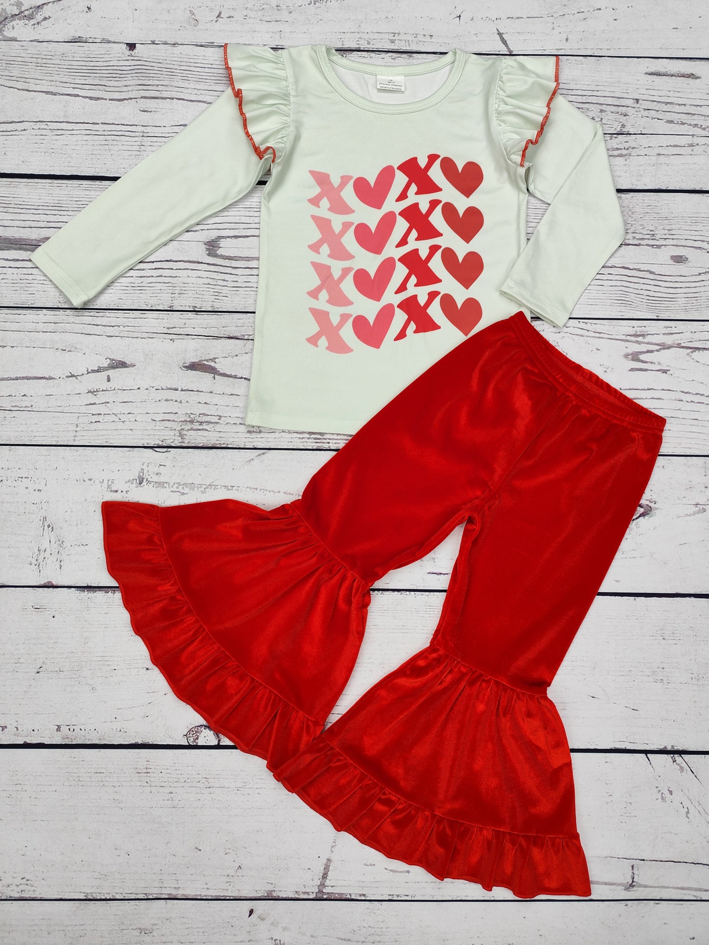 XOXO Kids Valentine's Day Velvet Set