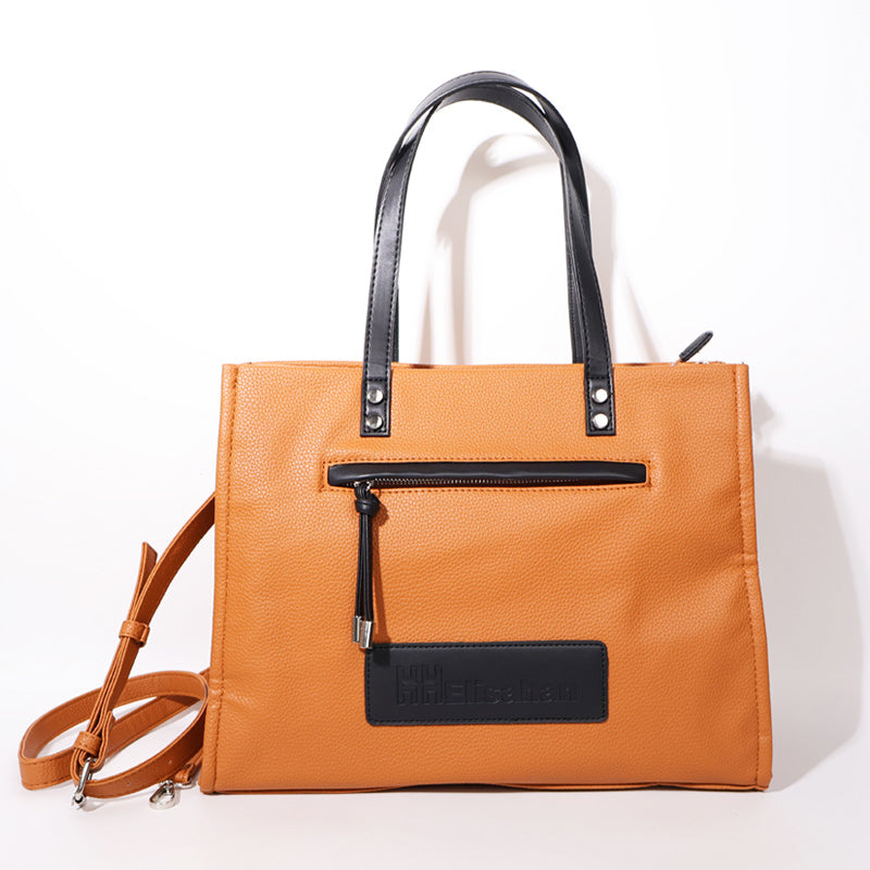 Brown Crossbody Tote Bag