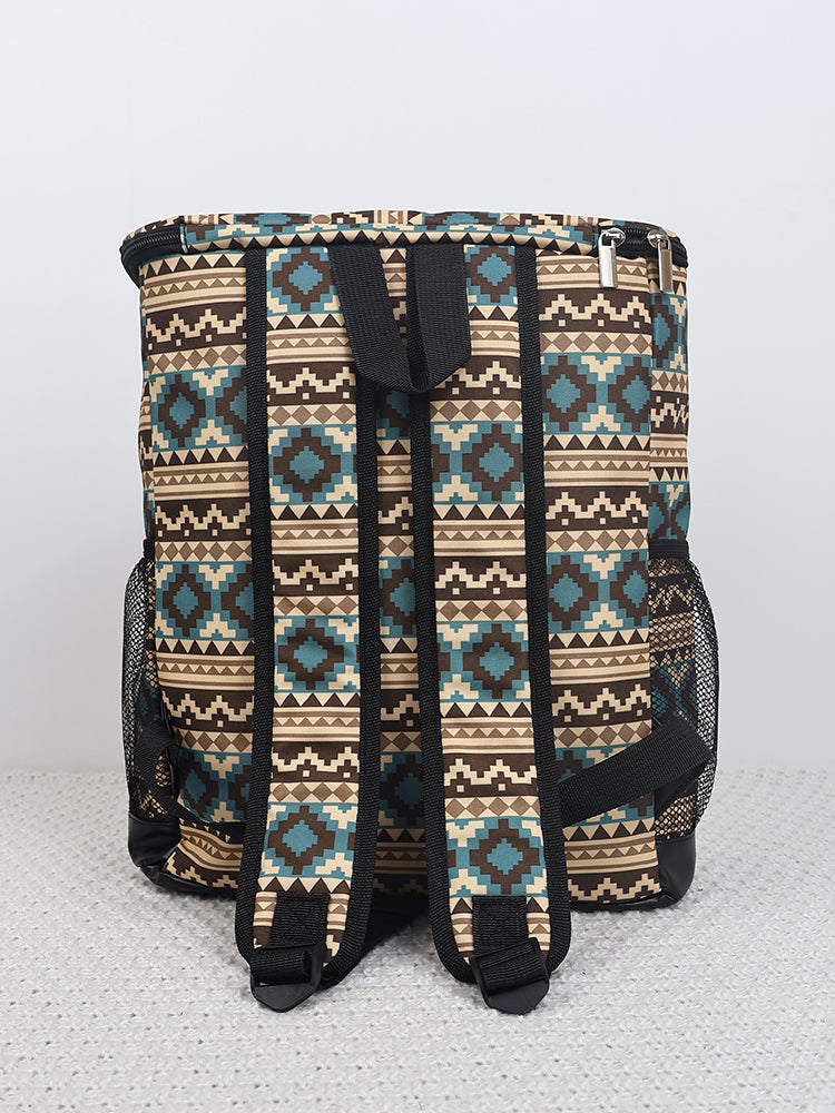 Western Aztec Print Cooler Insulated Bag