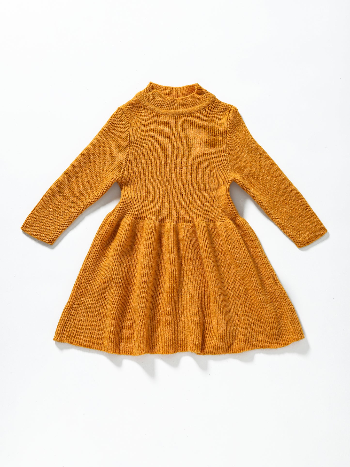 Girls Mustard Fall Sweater