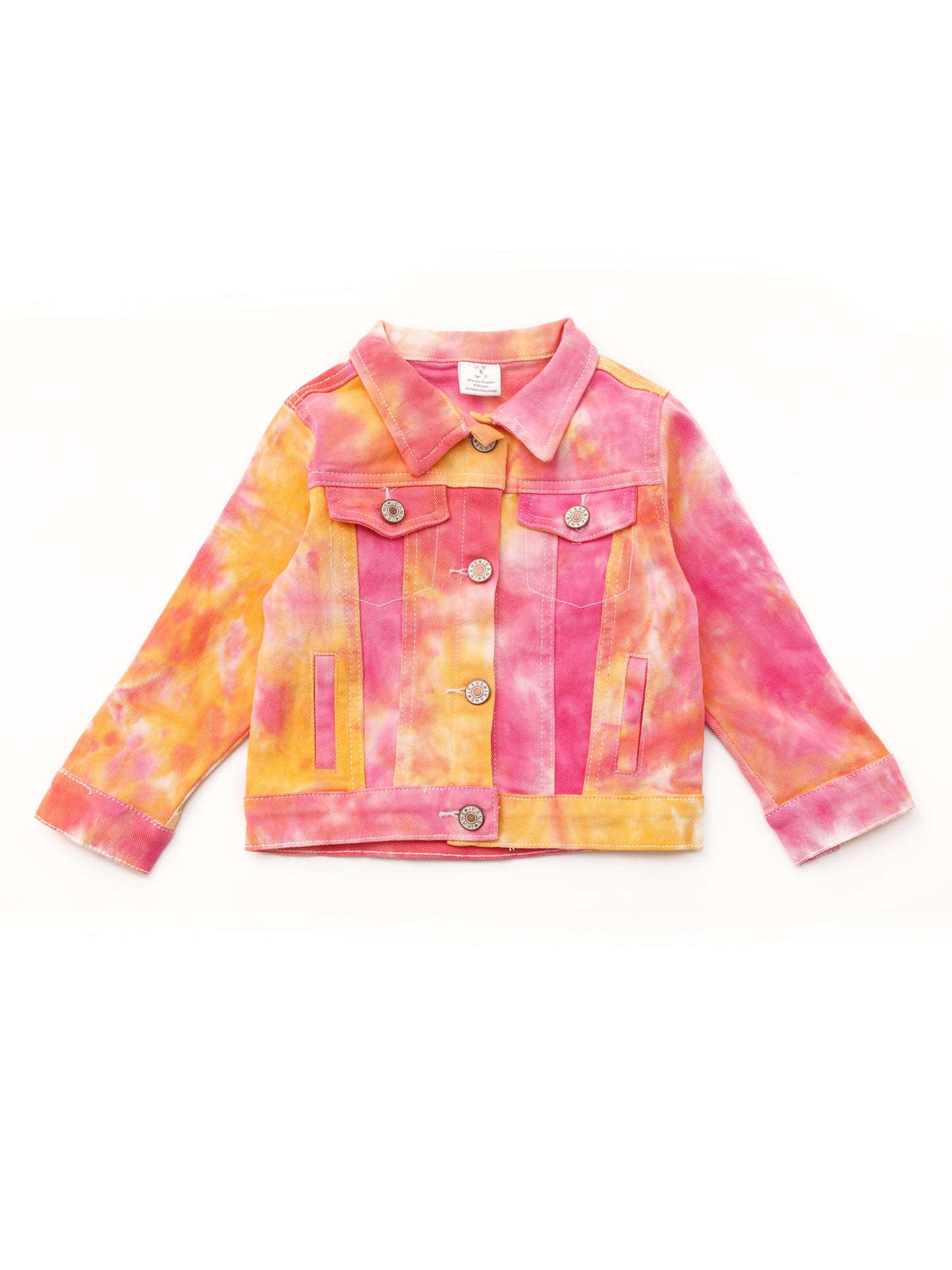 Kids Tie Dye Denim Jackets
