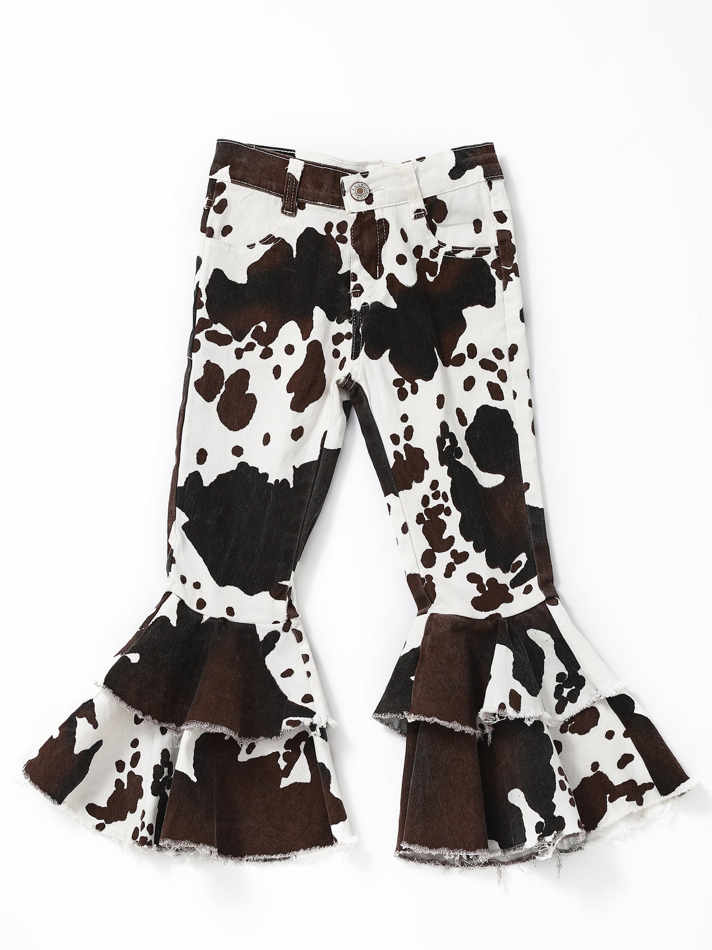 Brown Cow Double Layer Girls Jeans