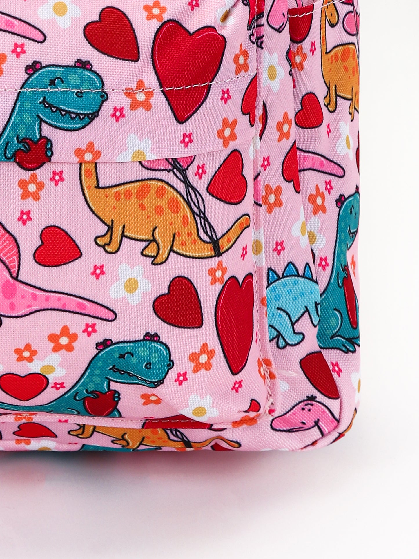 Girls Dinosaur Valentine's Day Backpack