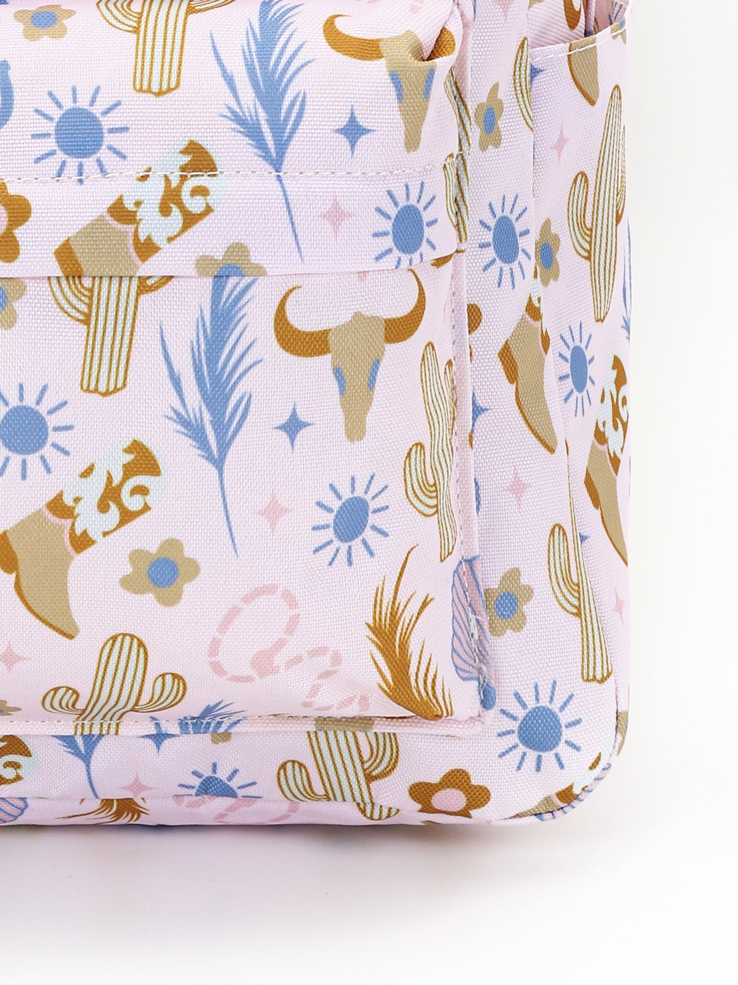 Cow Cactus Western Kids Backpack