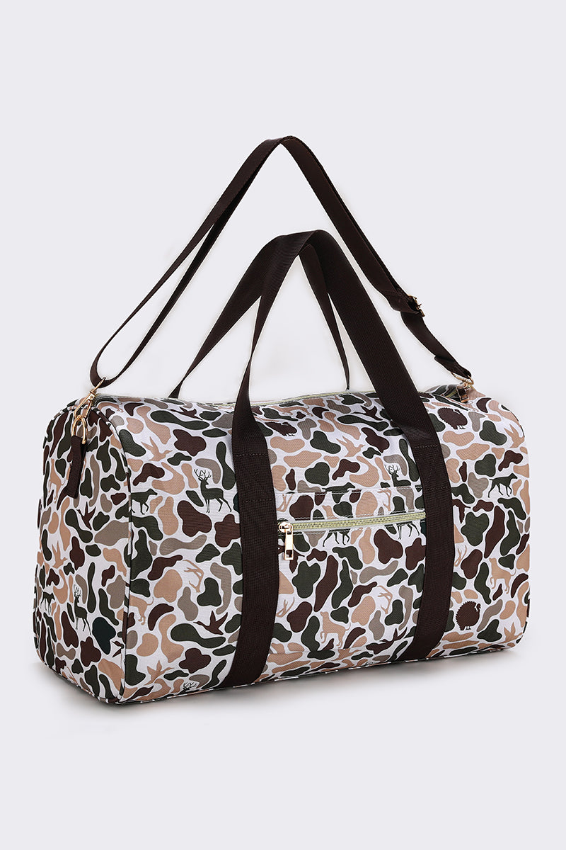 Deer Hunting Camouflage Canvas Duffle Bags