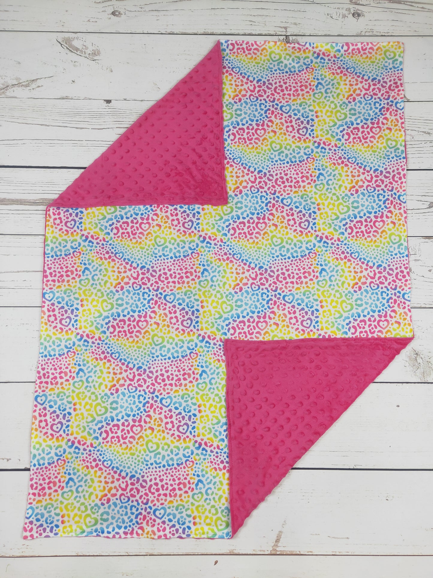 Multi Color Cheetah Blanket