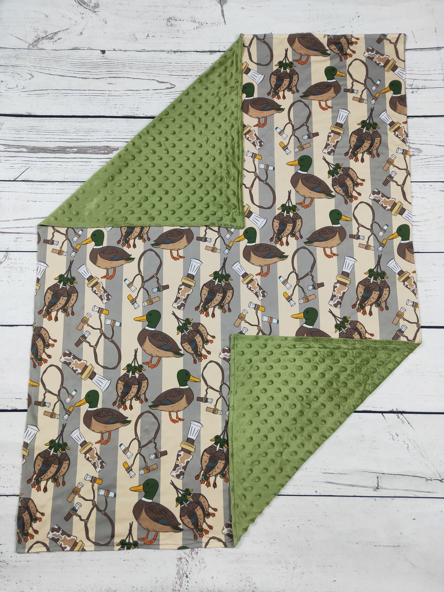 Camouflage Duck Hunting Printed Baby Kids Blanket