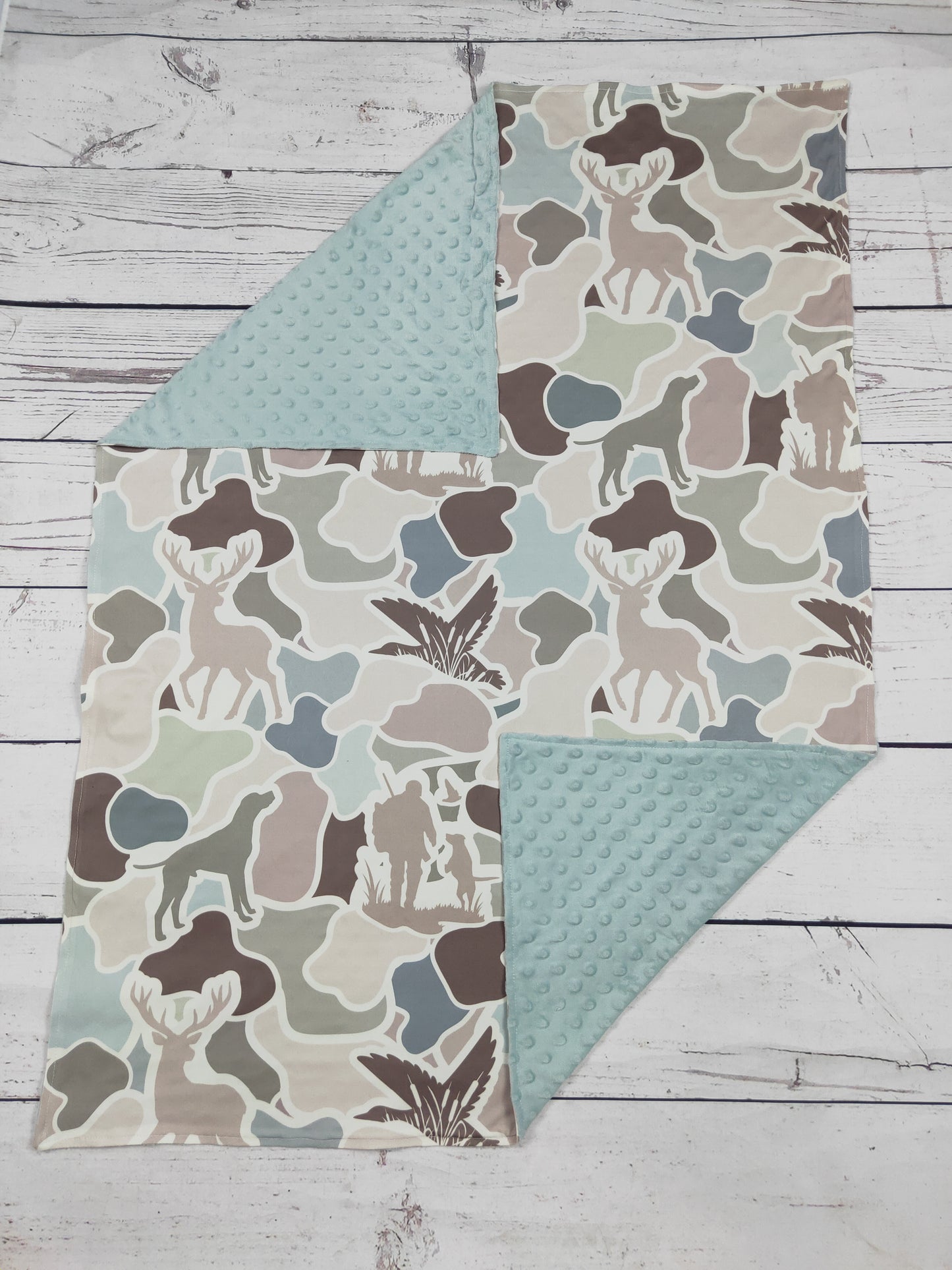 Camouflage Printed Hunting Baby Kids Blanket