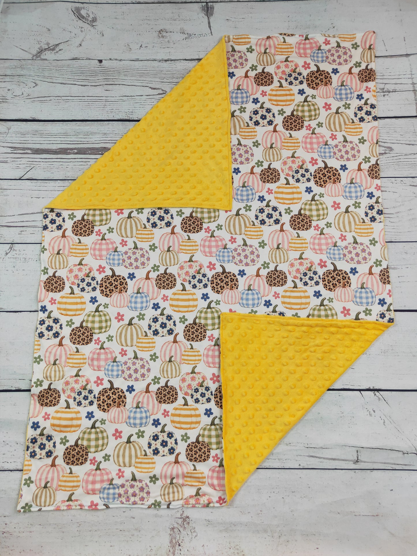 Pumpkin Printed Baby Girls Blanket
