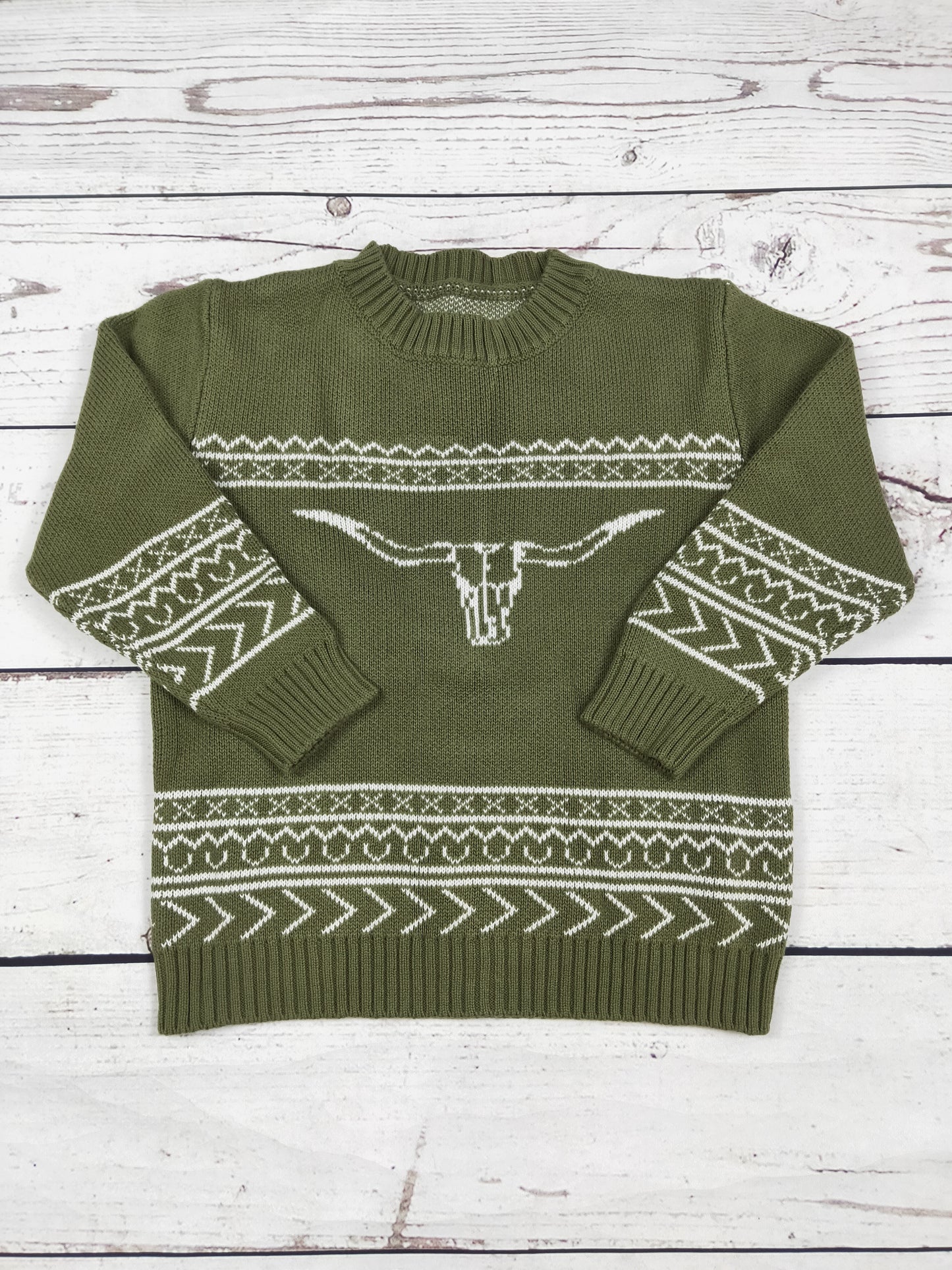 Baby Kids Western Sweater