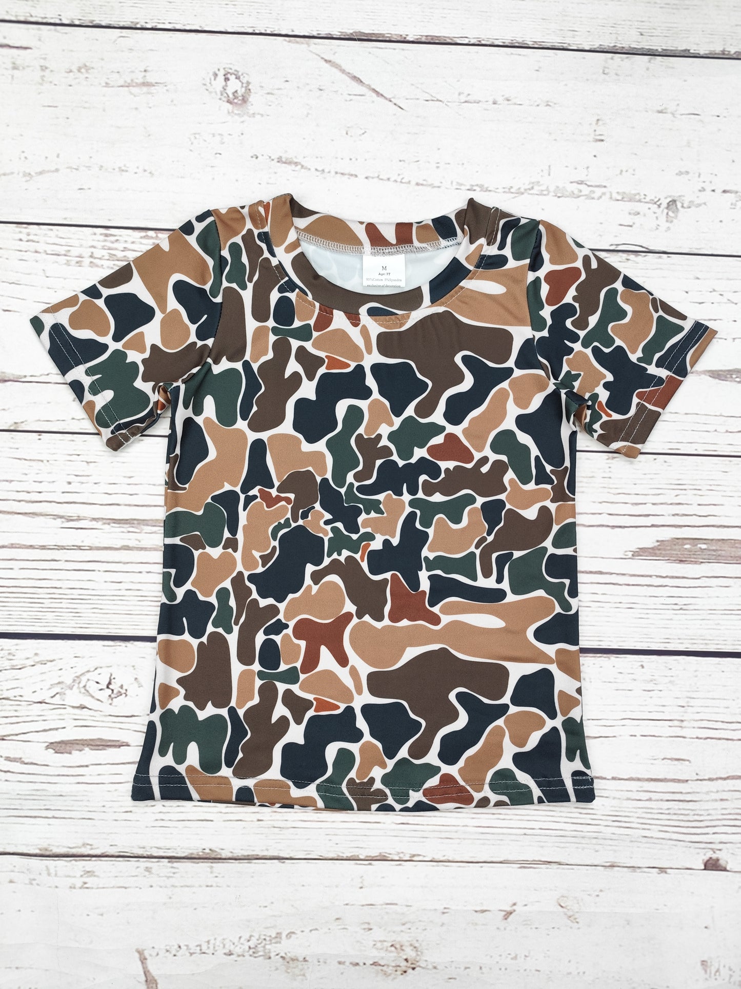 Camouflouge Print Baby Boy T-Shirt