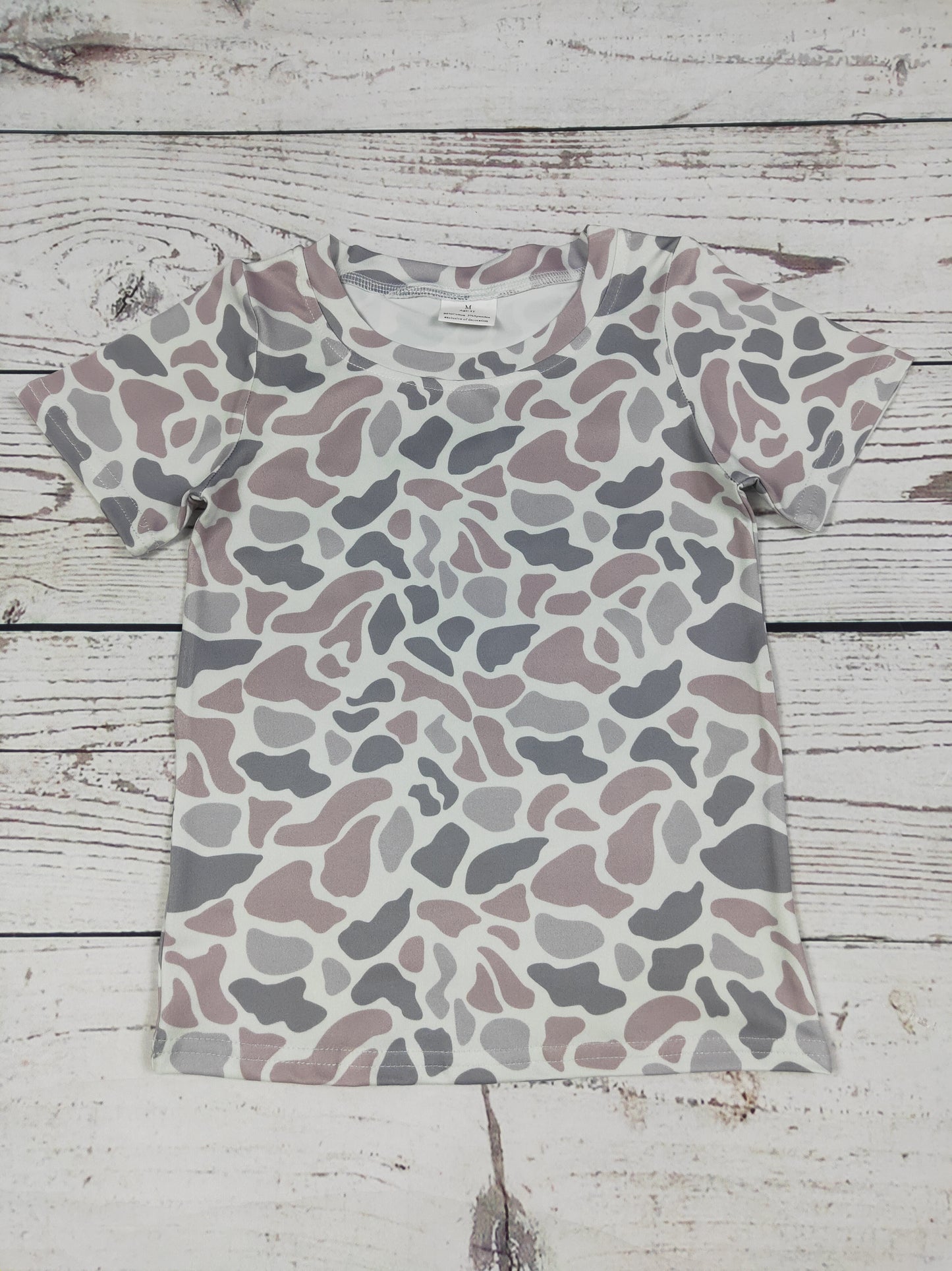 Boy Camouflage Printed Summer Top