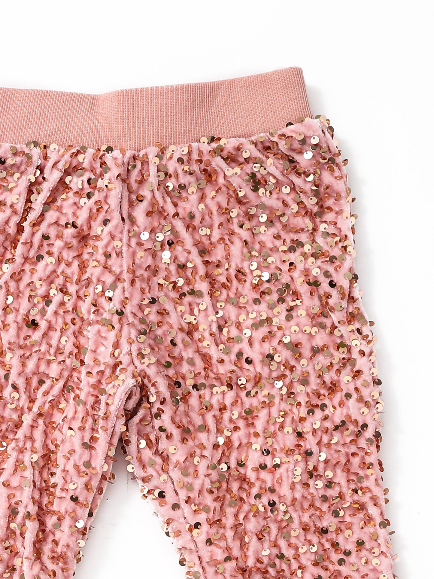 Girls Sequin Flare Pants