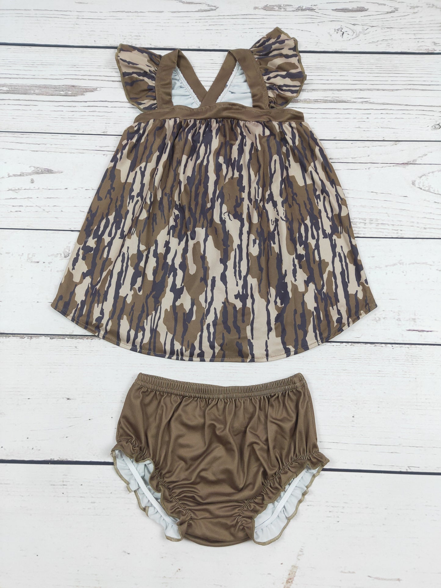 Camouflage Baby Girls Clothing