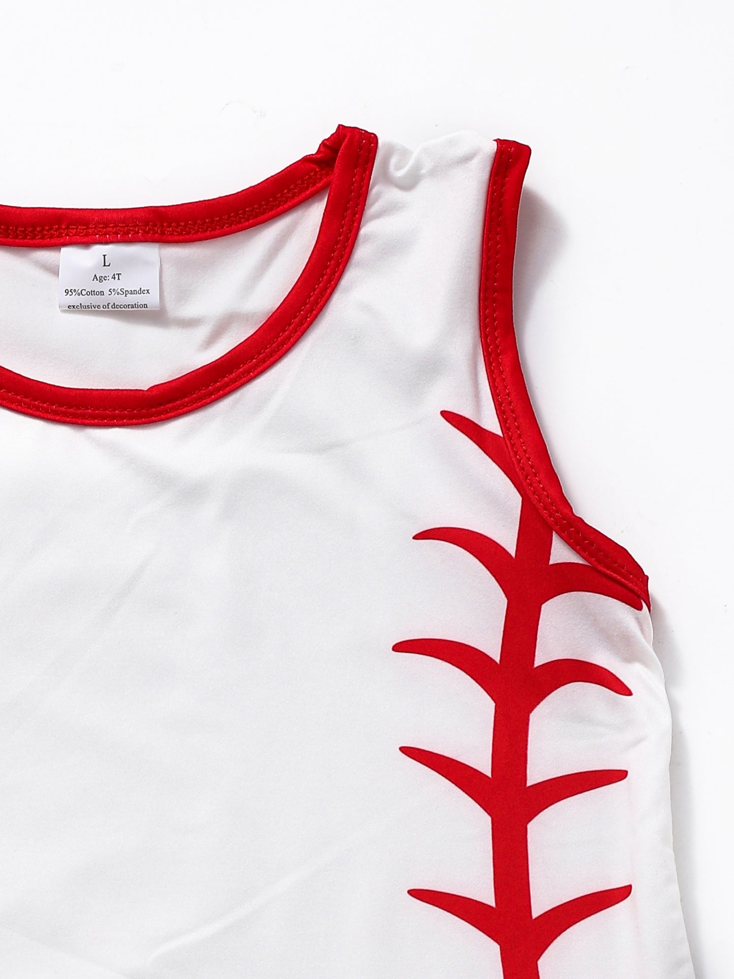 Baby Girls Sleeveless Baseball Dresses