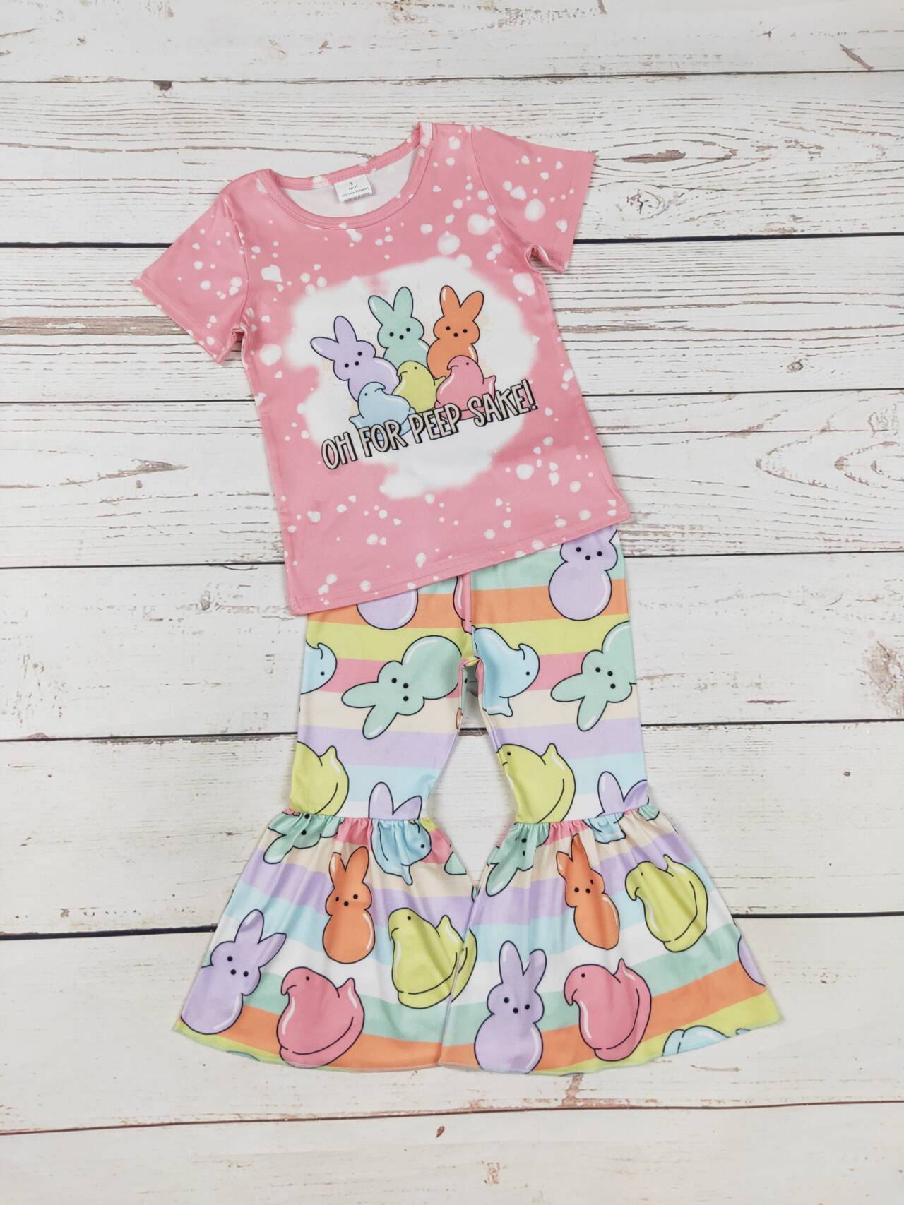 Baby Girls Peeps Print Easter Set