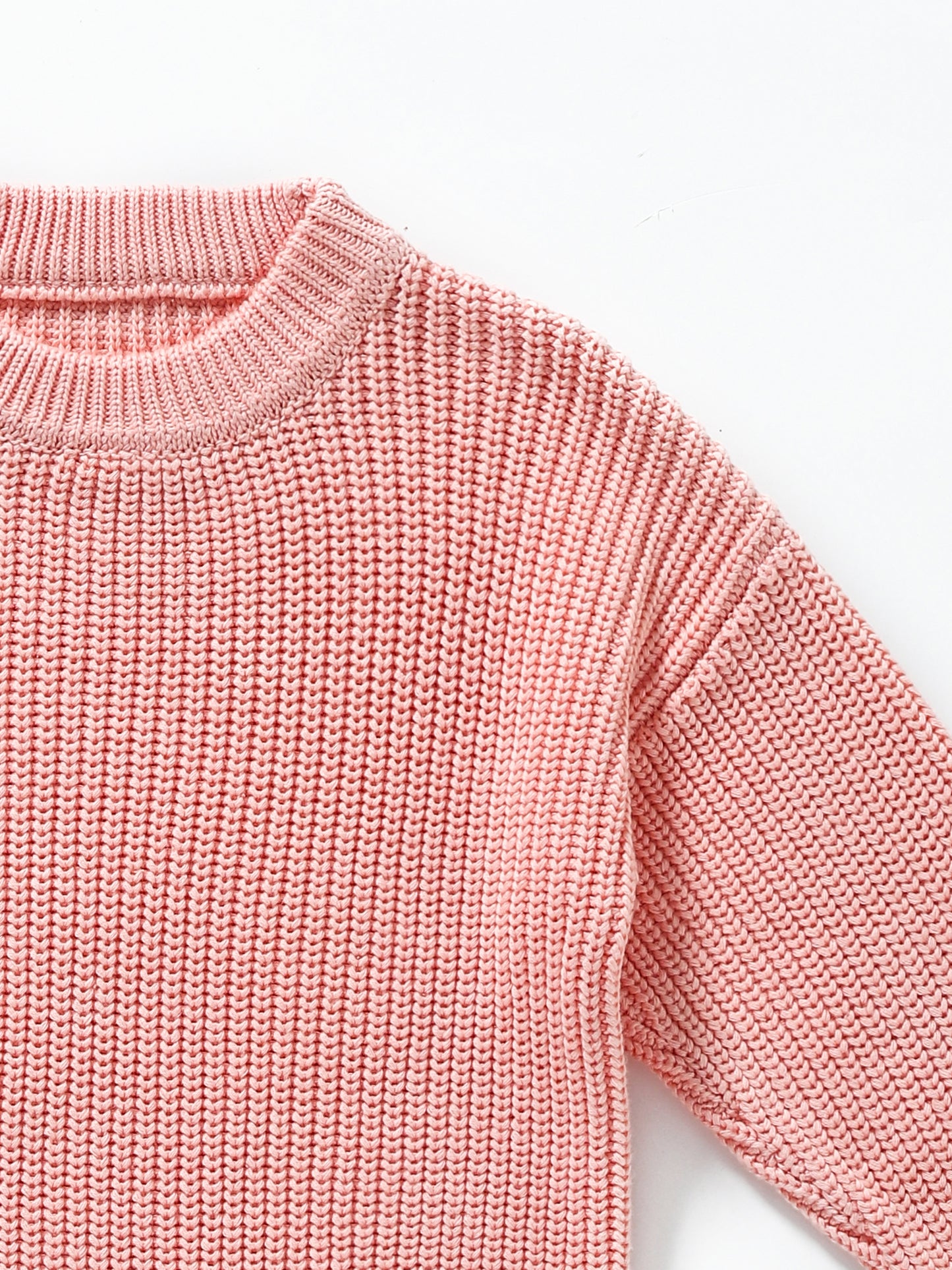 Girls Pink Winter Sweater
