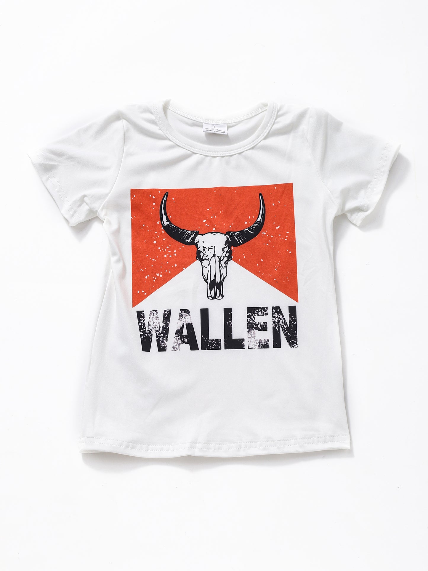 Kids White Cows Western T-Shirt