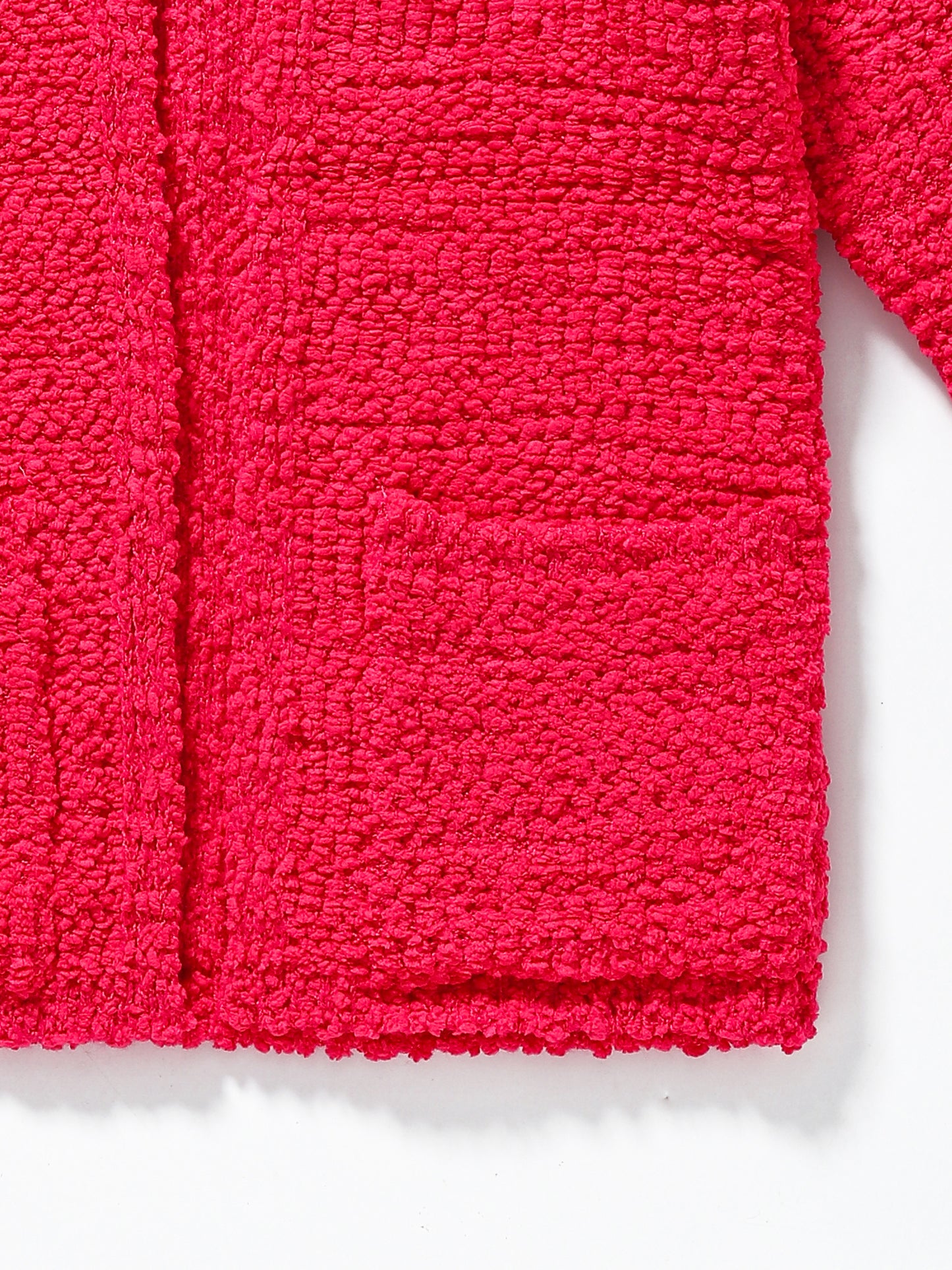 Girls Hot Pink Cardigan Sweater