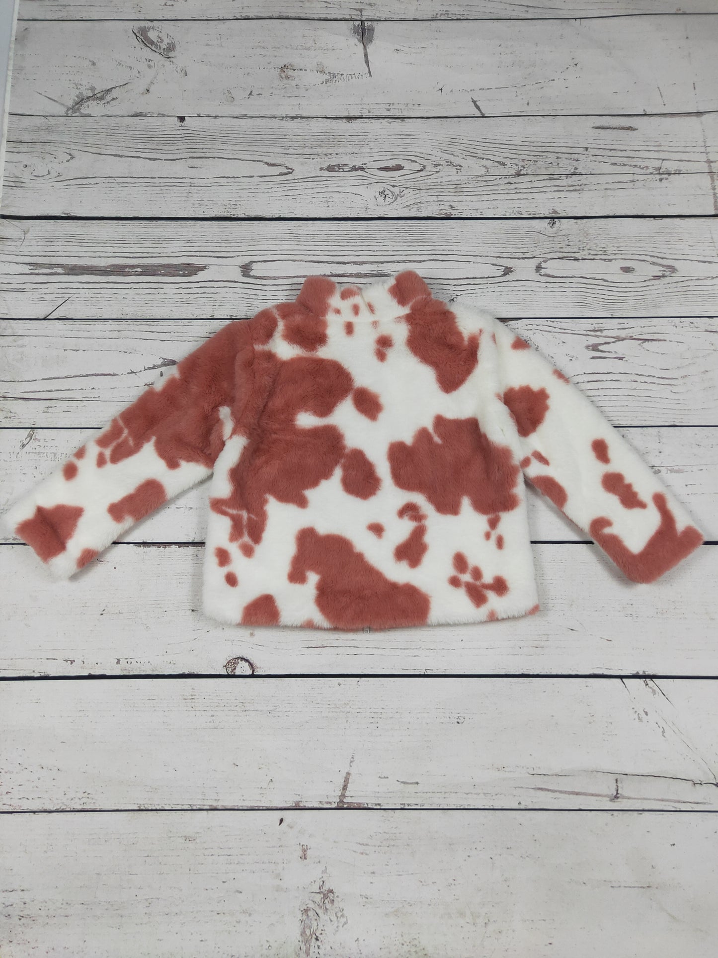Cowhide Printed Western Girls Jacket