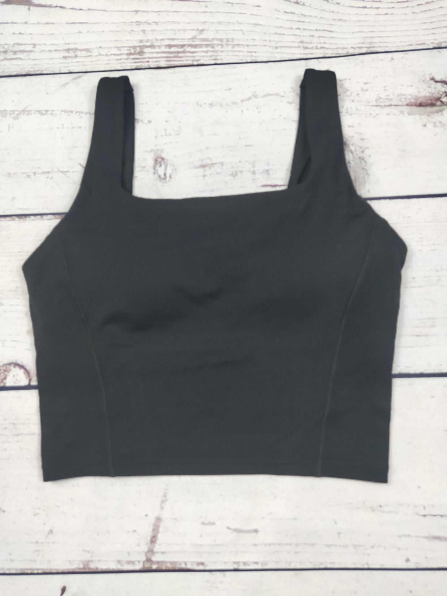 Black Women Yoga Top Cropped Tank
