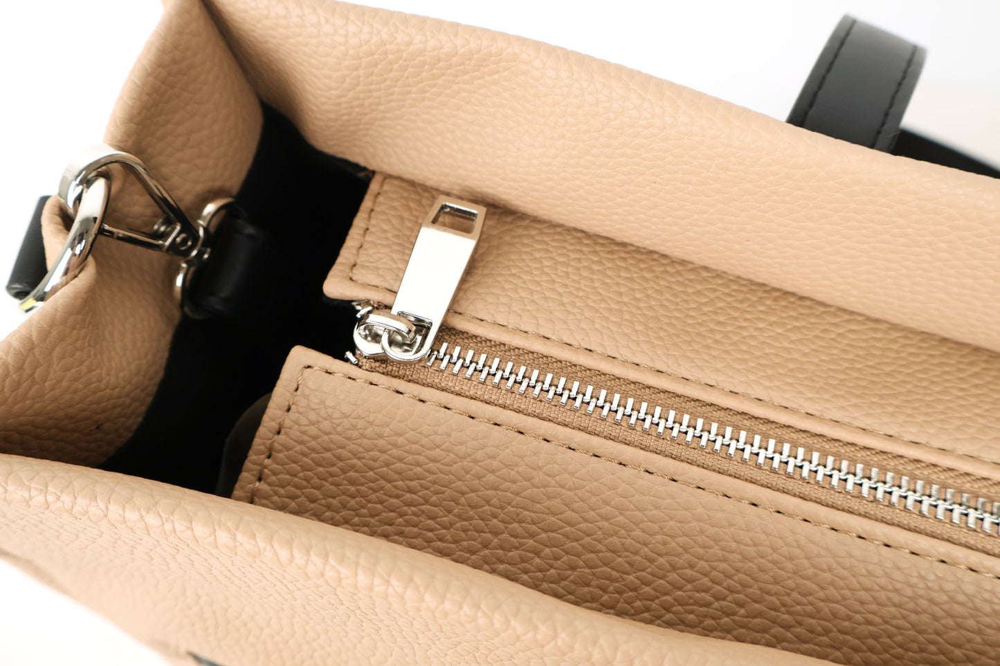 Khaki Crossbody Tote Bag