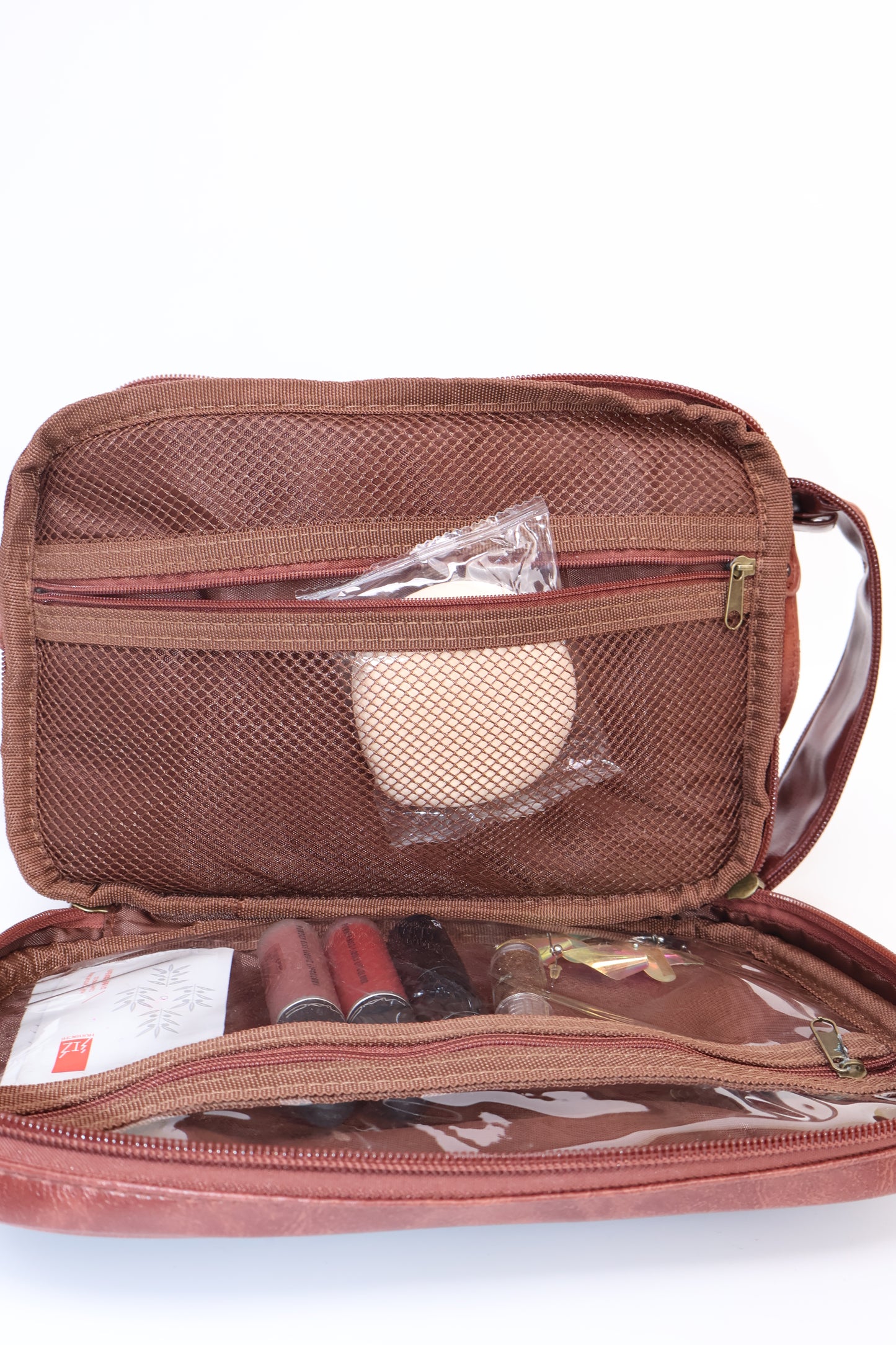 PU Leather Women Makeup Bag