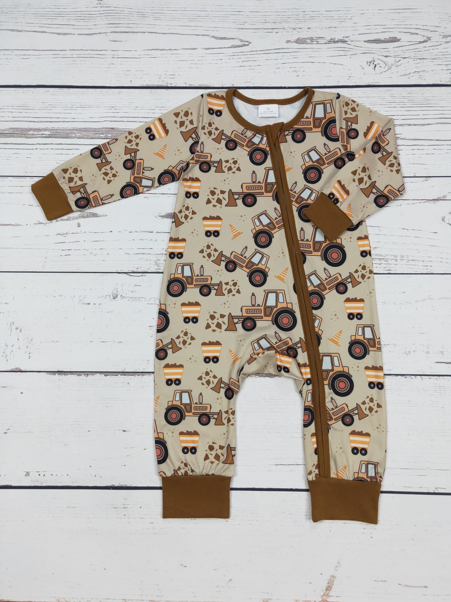 Brown Engineering Vehicles Zip Sleeper