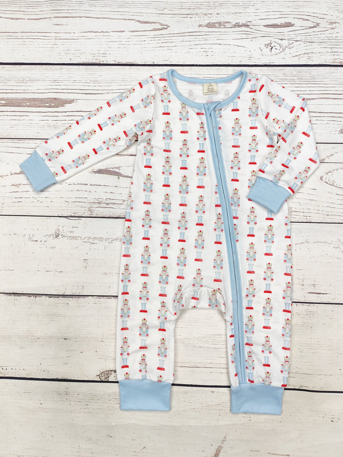 Baby Boy Christmas Bamboo Zippy Sleeper