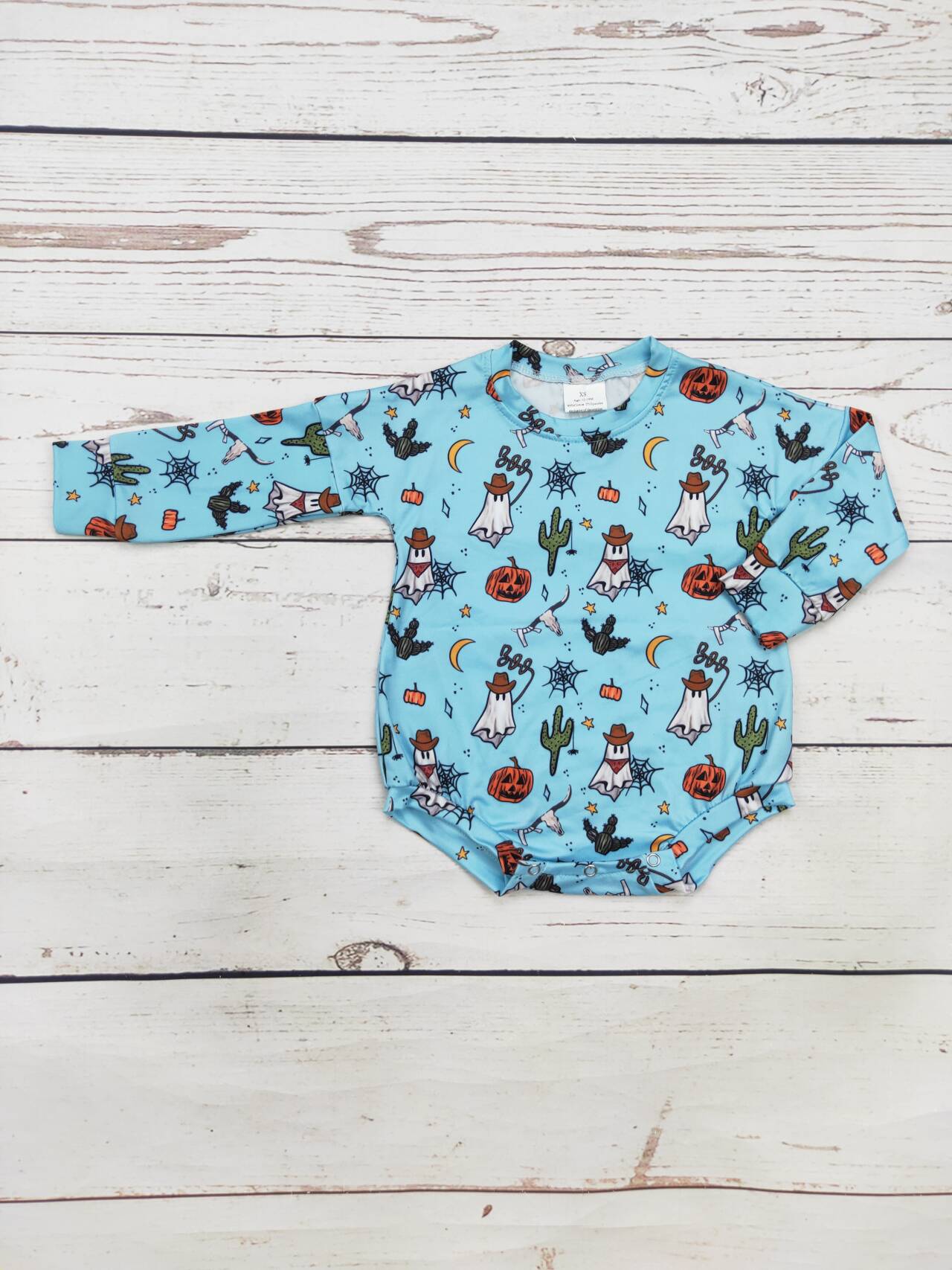 Western Baby Boy Halloween Bubble