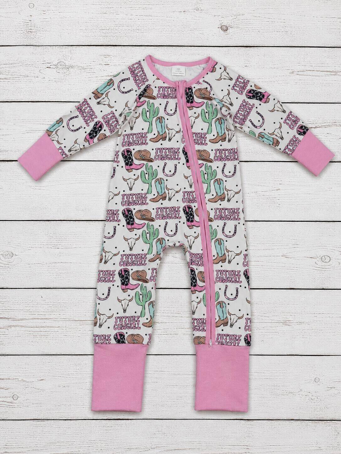 Future Cowgirl Western Printed Sleeper