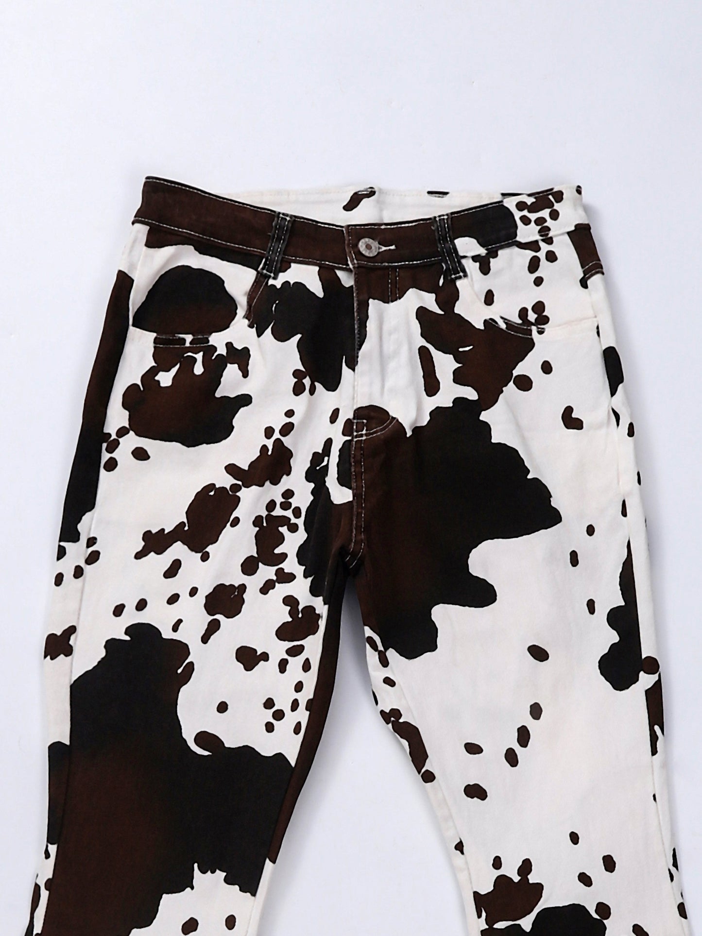 Cow Print Women Jeans