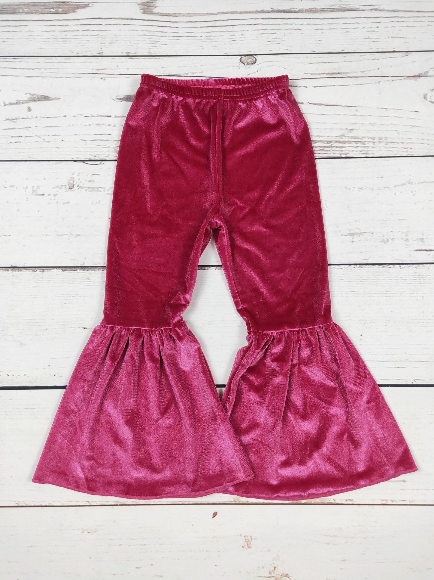 Kids Girls Velvet Pants