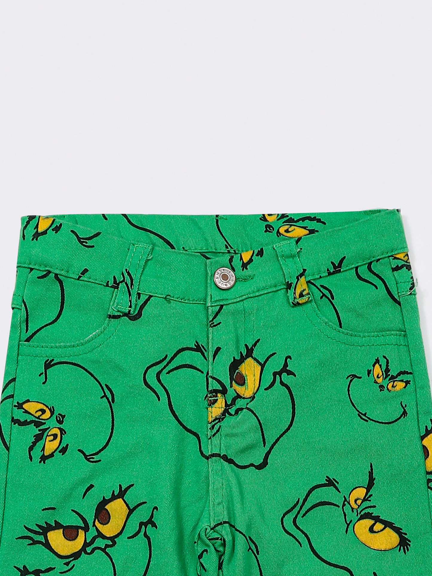 Boys Green Character Christmas Jeans