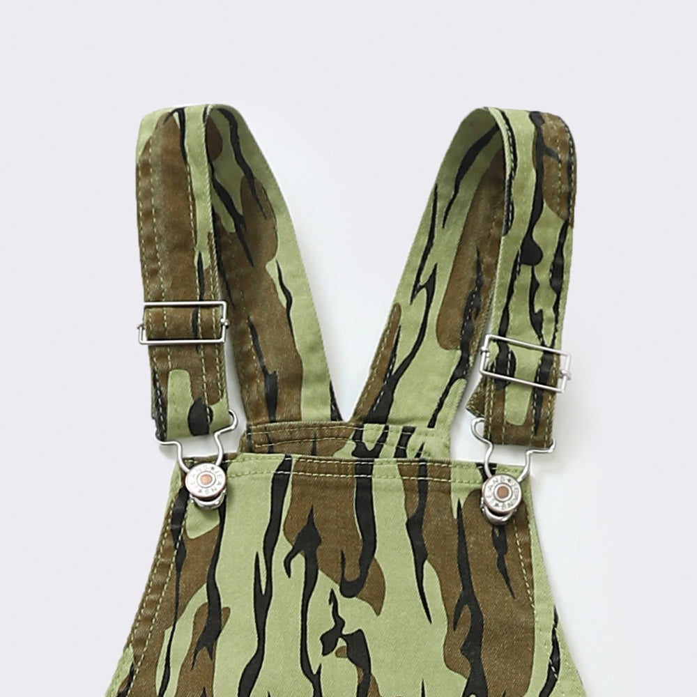 Kids Boys Camouflage Denim Overalls