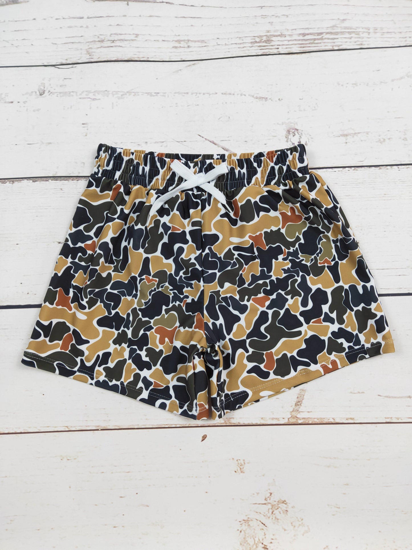 Toddler Boys Camouflage Swim Shorts
