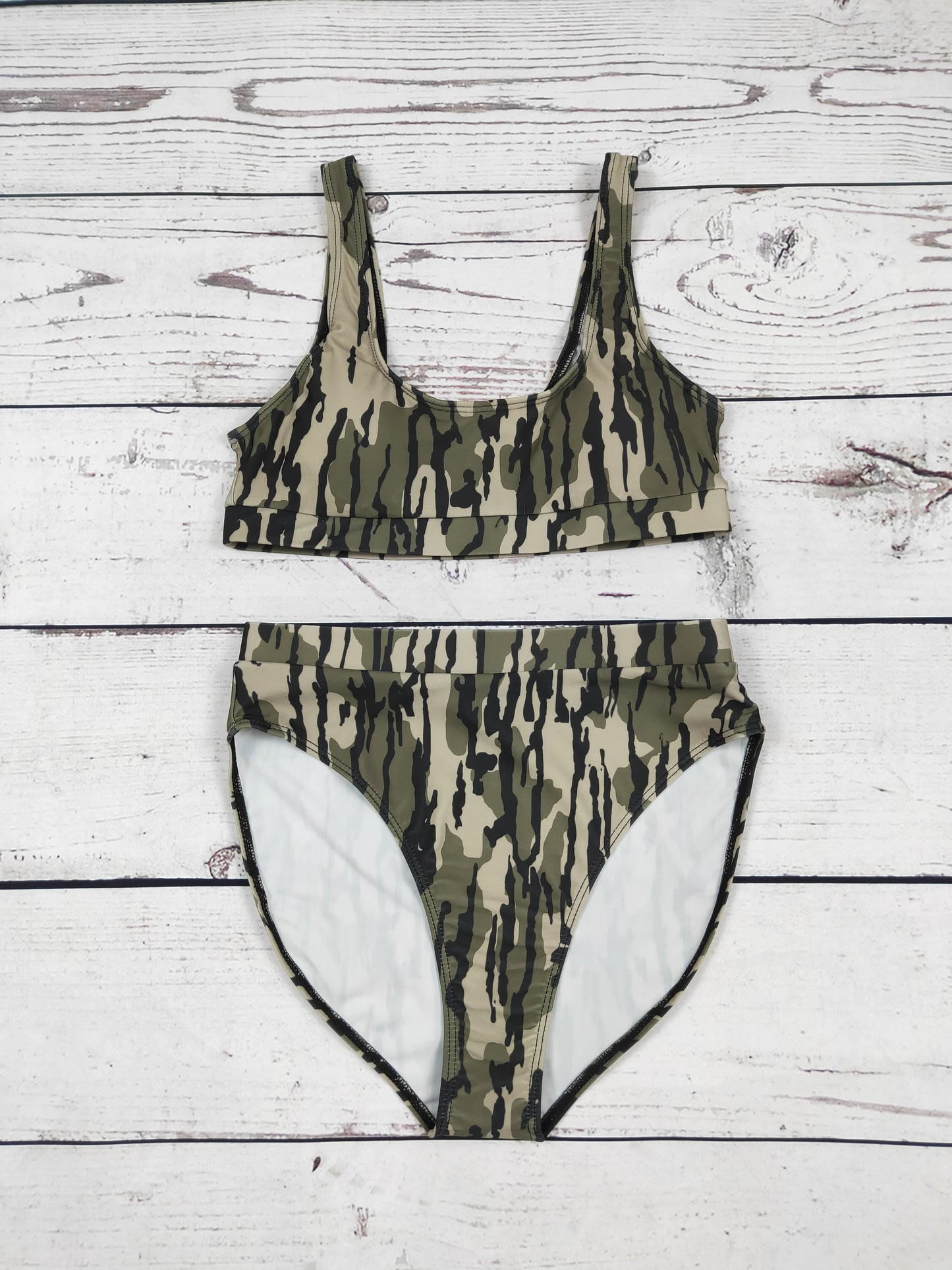 Camouflage Women Beach Set Swimsuit