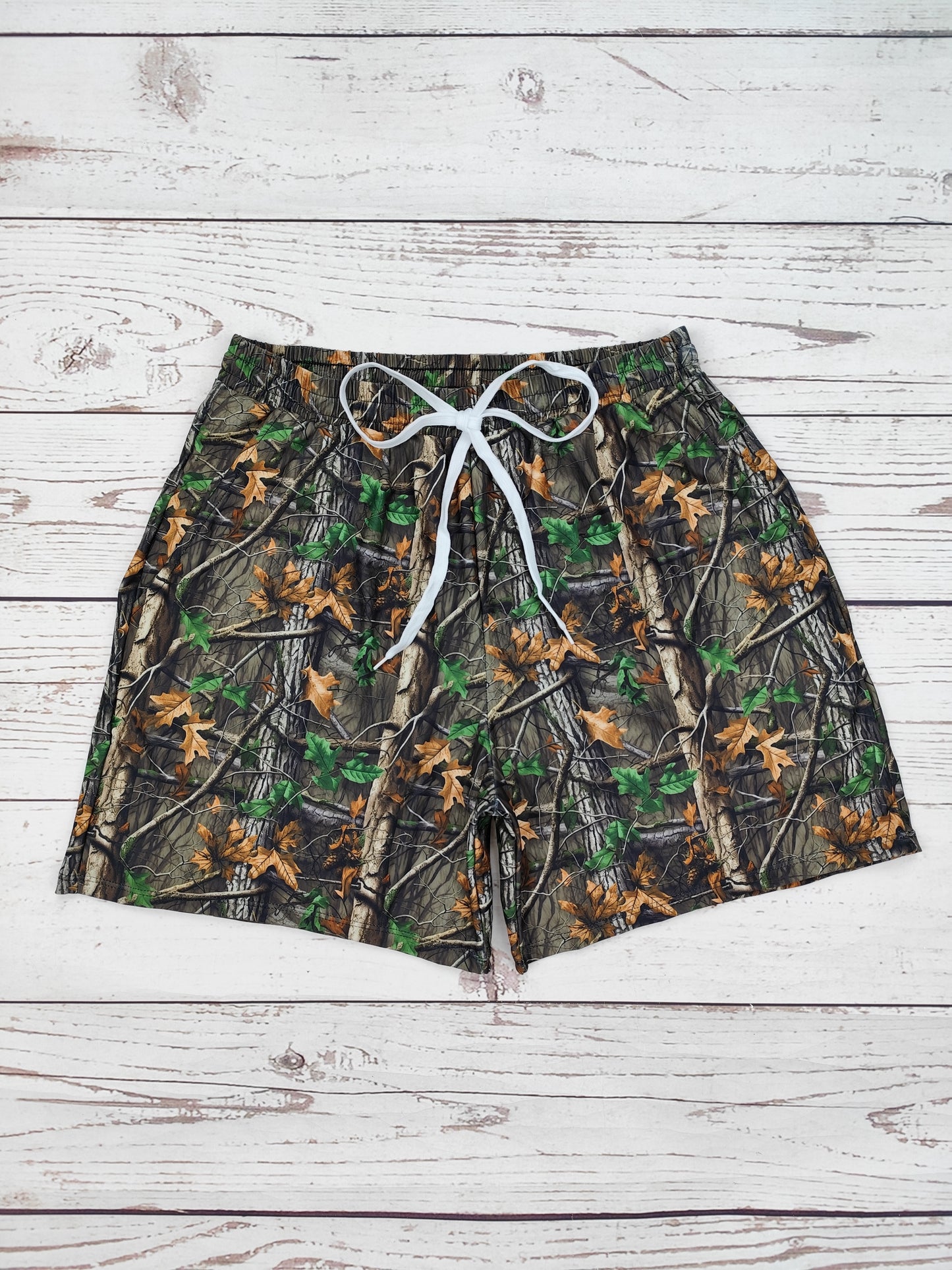 Men Camouflage Printed Swim Shorts