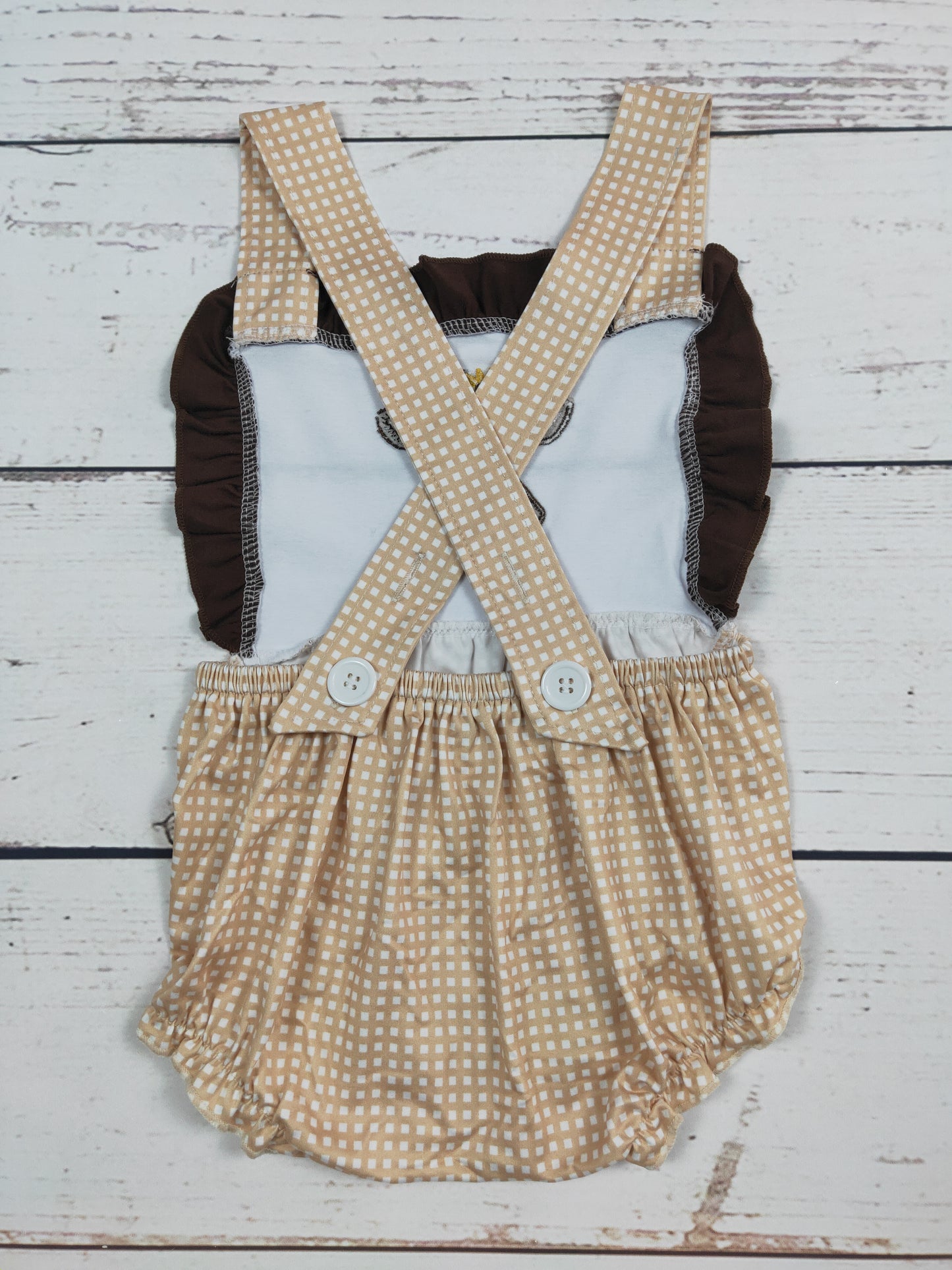 Cow Sunflower Appliqué Girls Onesie