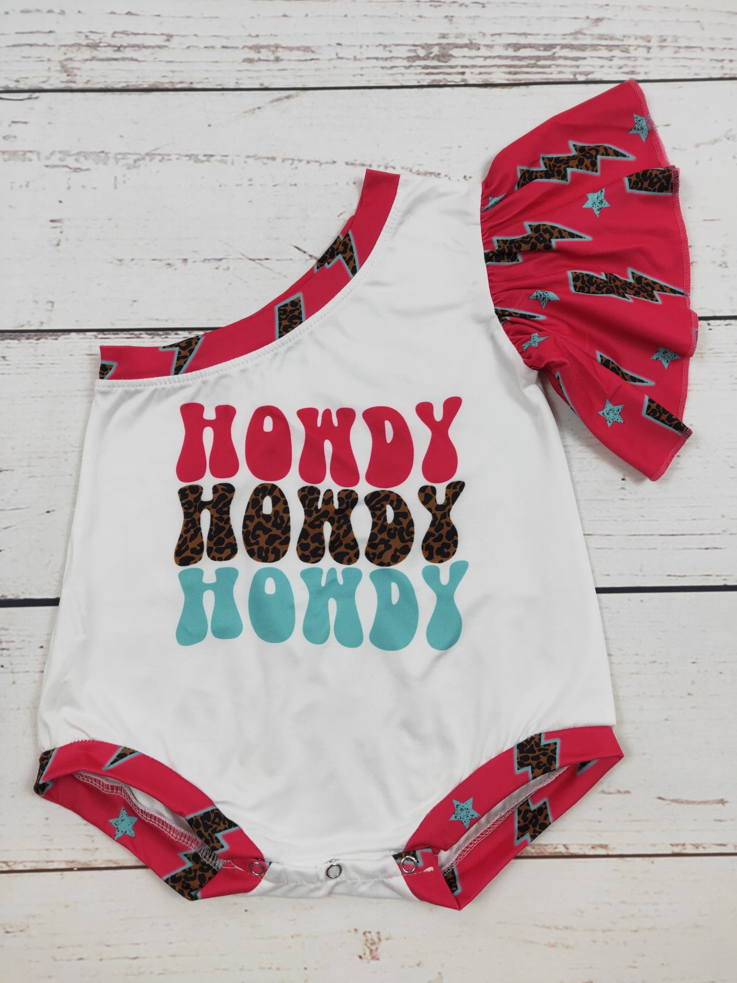 One-Shoulder Howday Girls Bubble