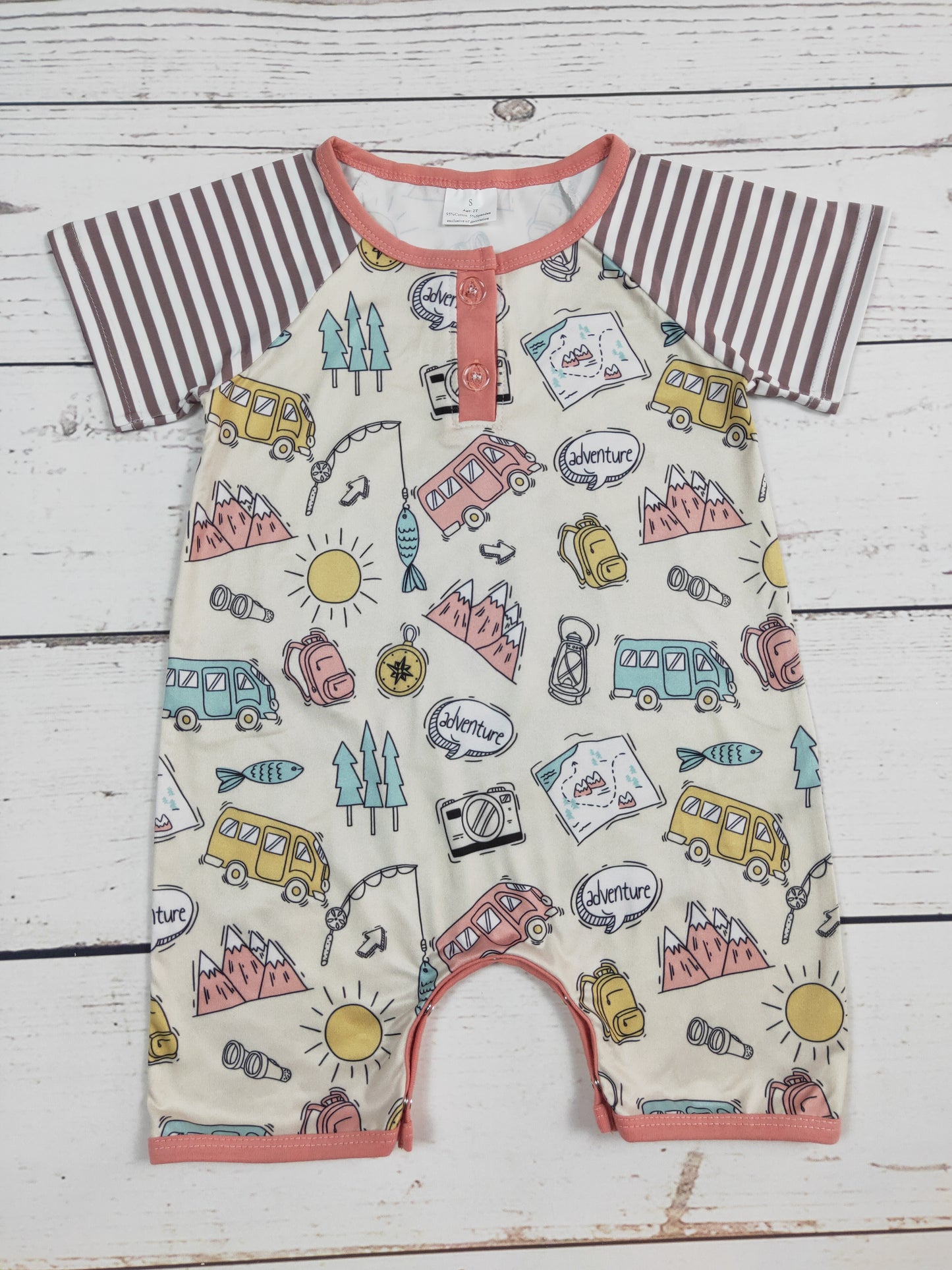 Baby Boy Adventure Summer Romper