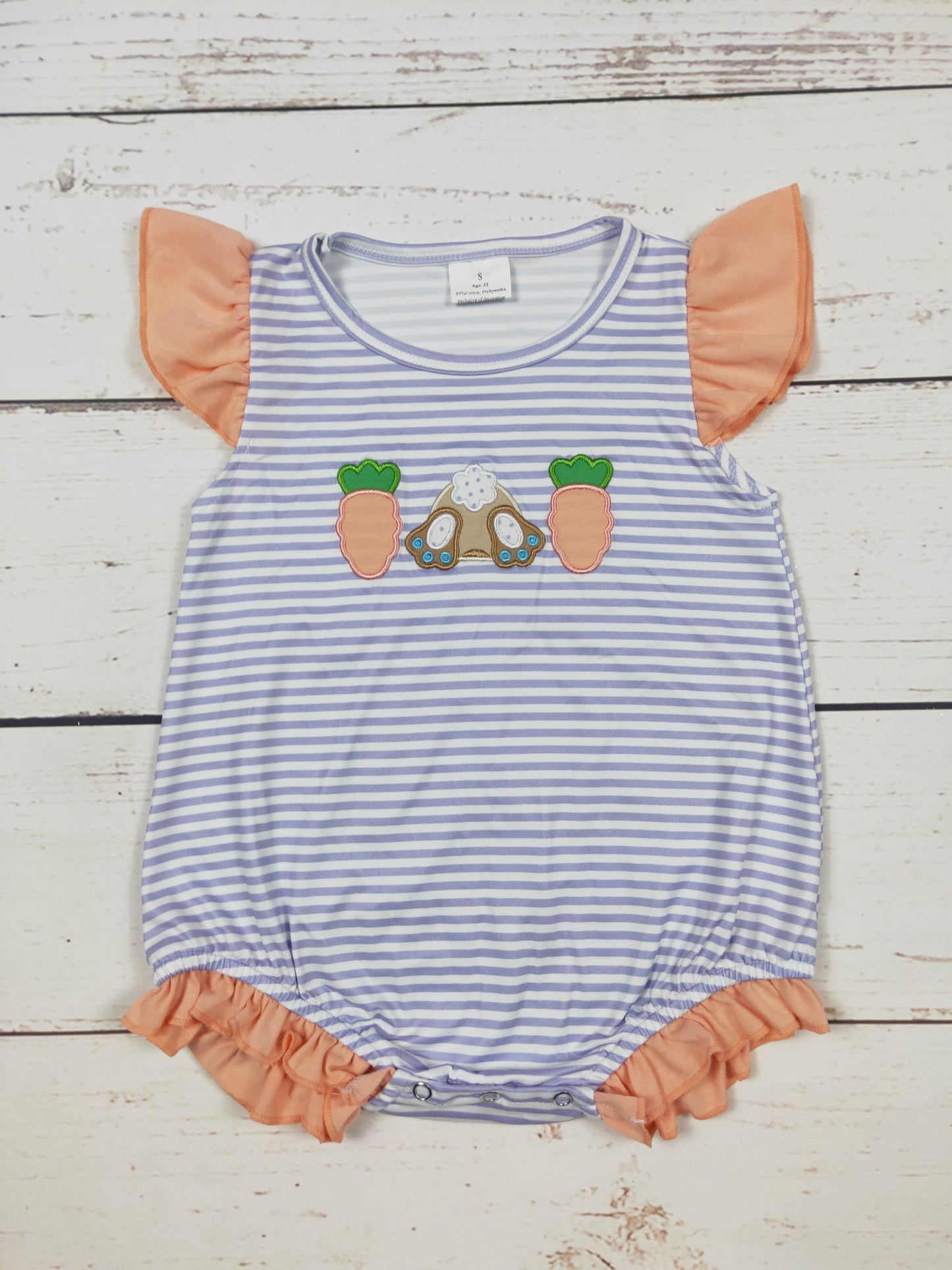 Baby Carrot Appliqué Easter Bubble