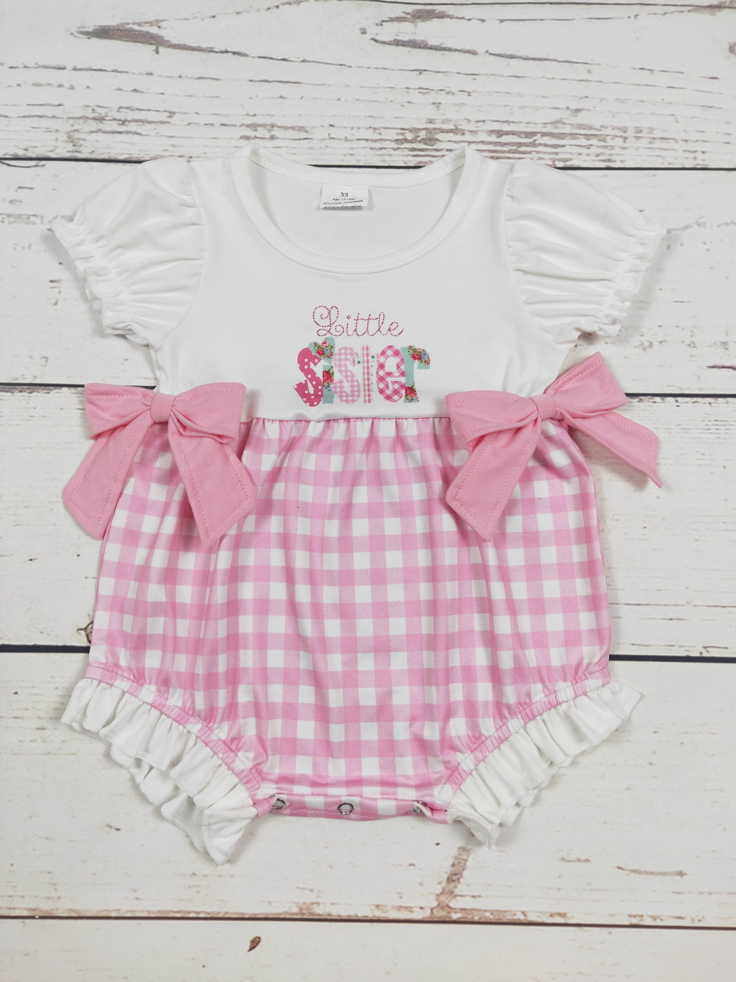 Little Sister Checkered Bubble