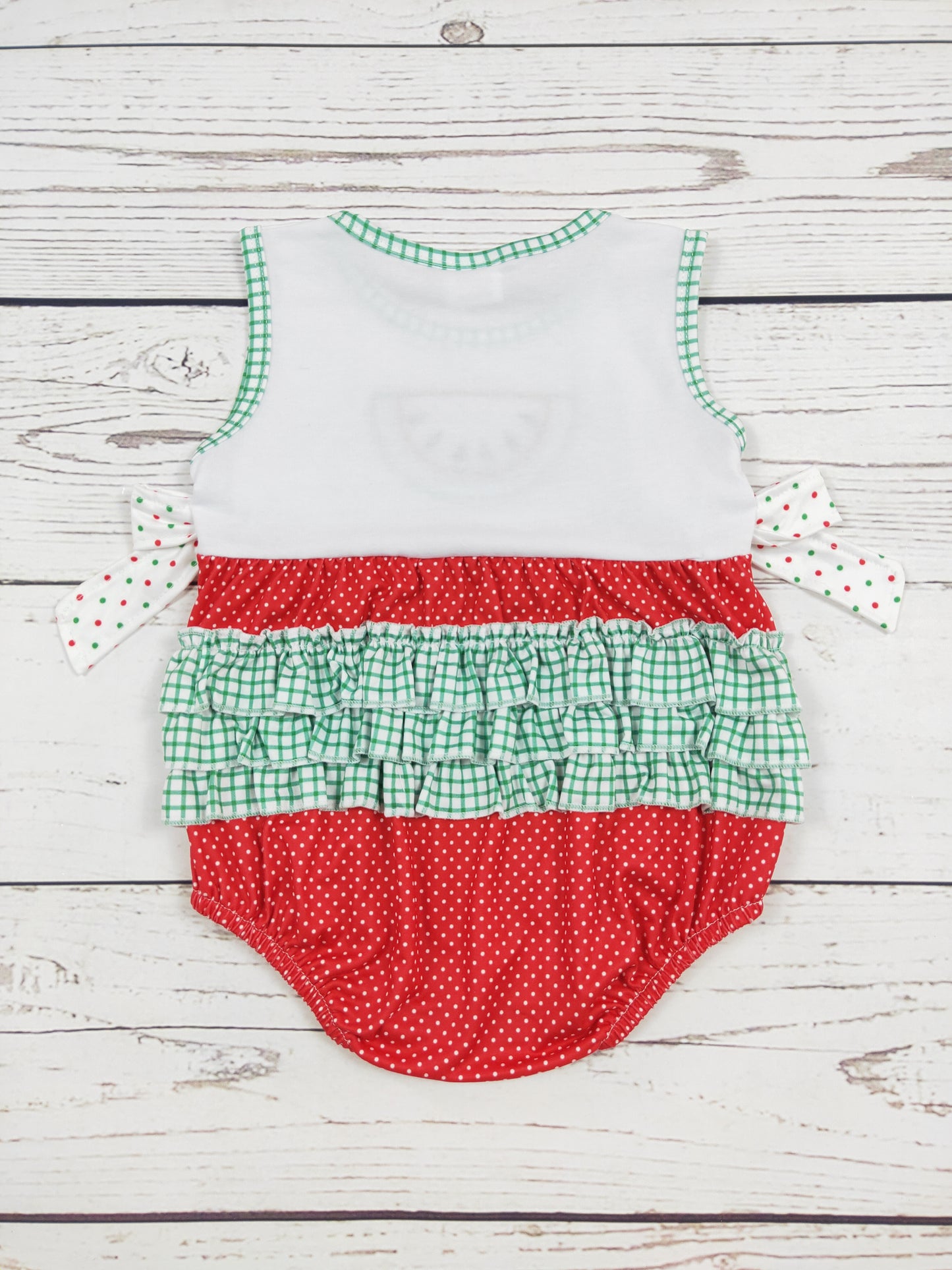 Baby Girls Watermelon Appliqué Summer Romper