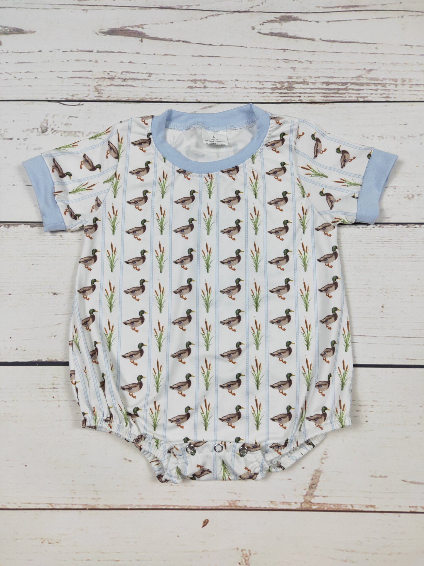 Baby Kids Duck Print Bubble