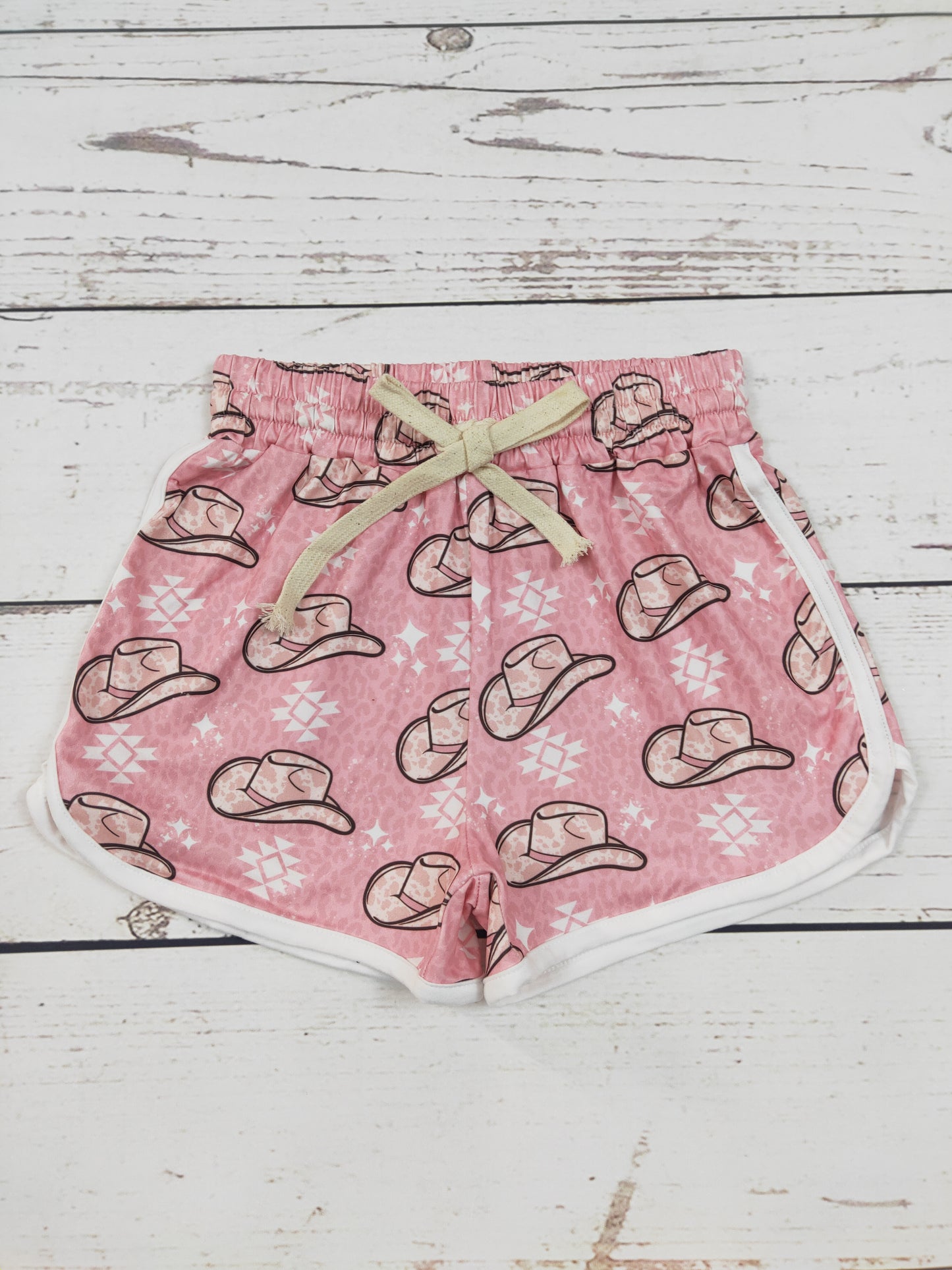 Girls Hats Printed Summer Shorts