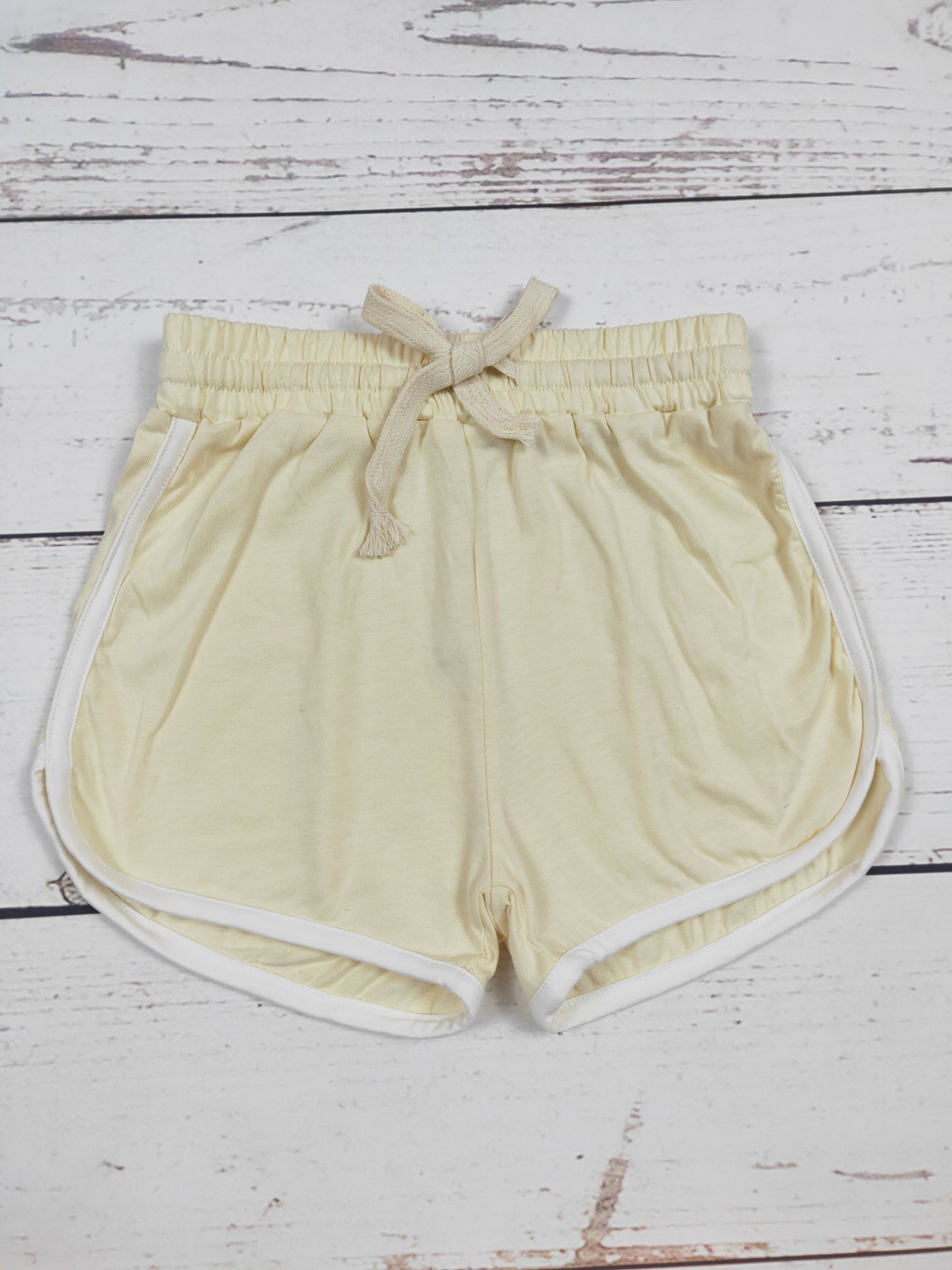 Kids Cream Color Summer Shorts