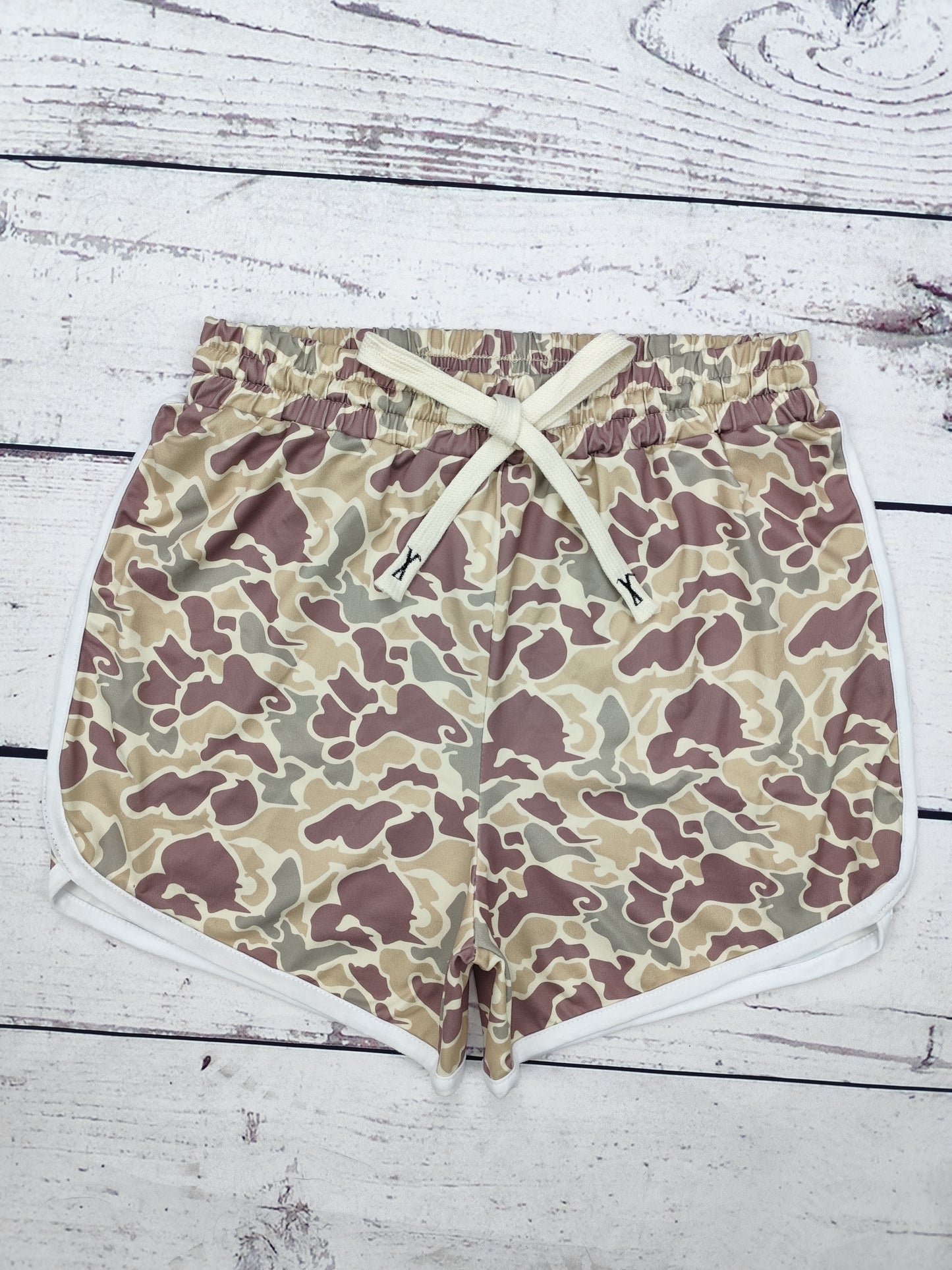 Camouflage Print Casual Shorts