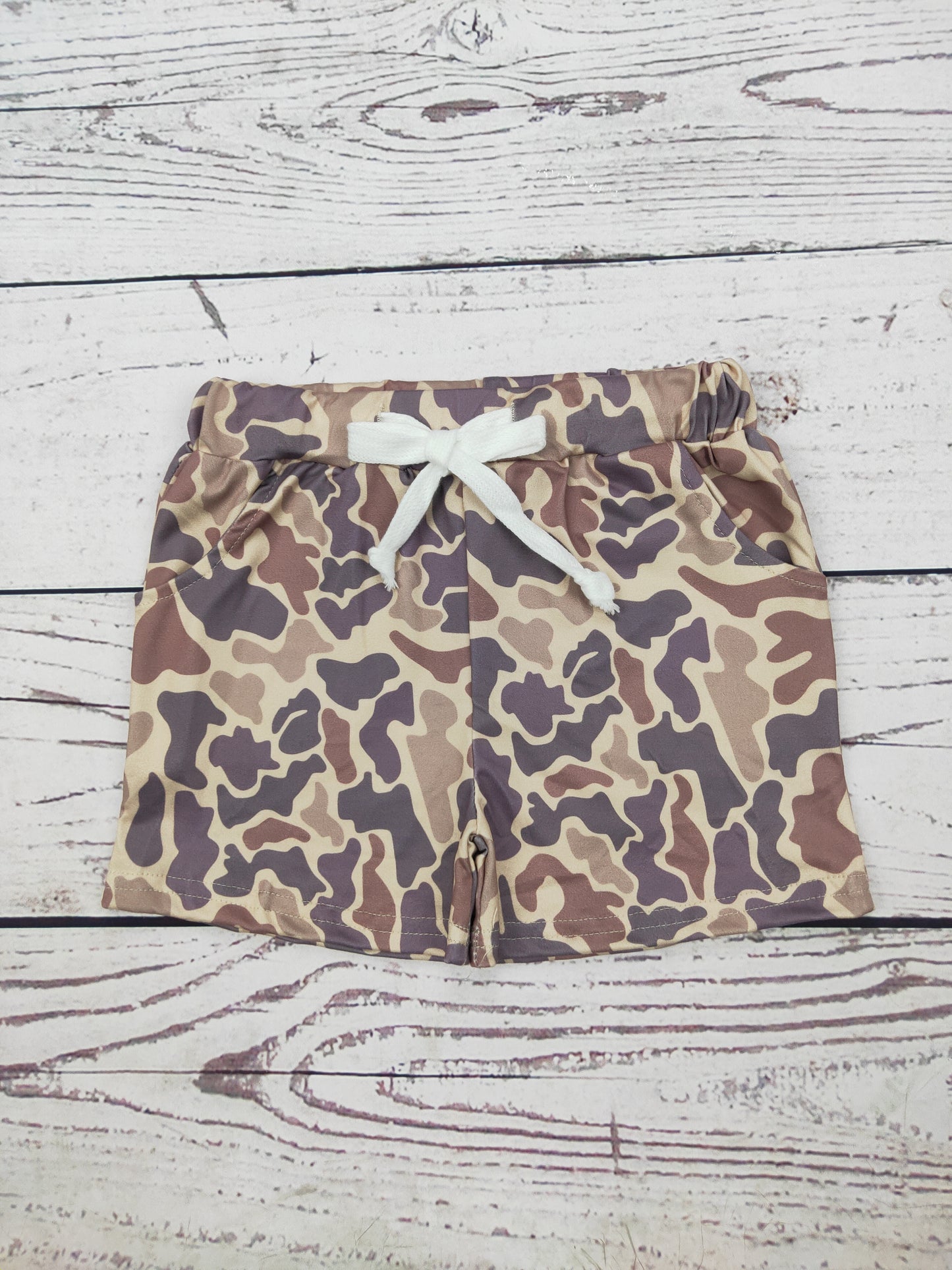 Baby Boys Camouflage Shorts with Pockets